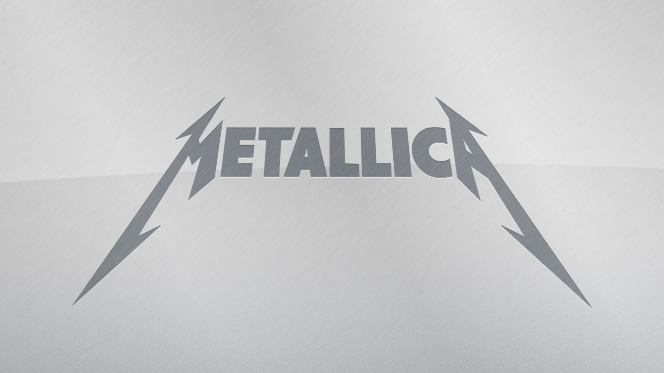 Обои Metallica, лого, графика, марка, треугольник в разрешении 1366x768