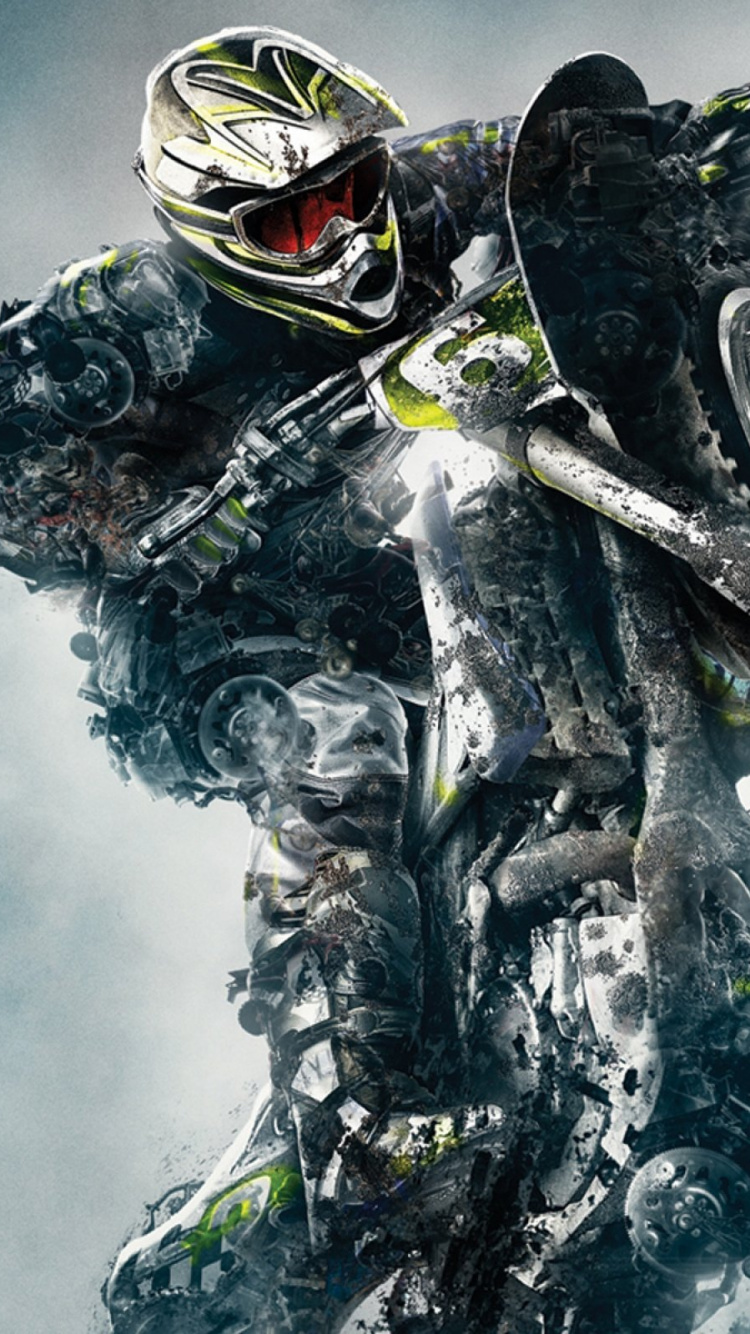 Обои мотокросс, мотоцикл, Фристайл мотокросс, экстремальный вид спорта, гоночный в разрешении 750x1334