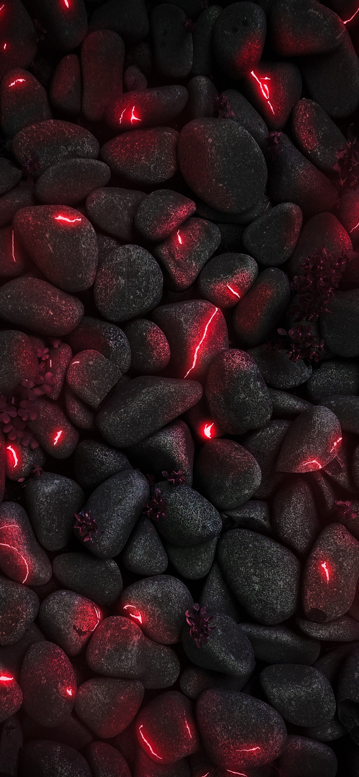 Обои смартфон, автомобильные шины, автомобильное освещение, жидкий, красный цвет в разрешении 1242x2688