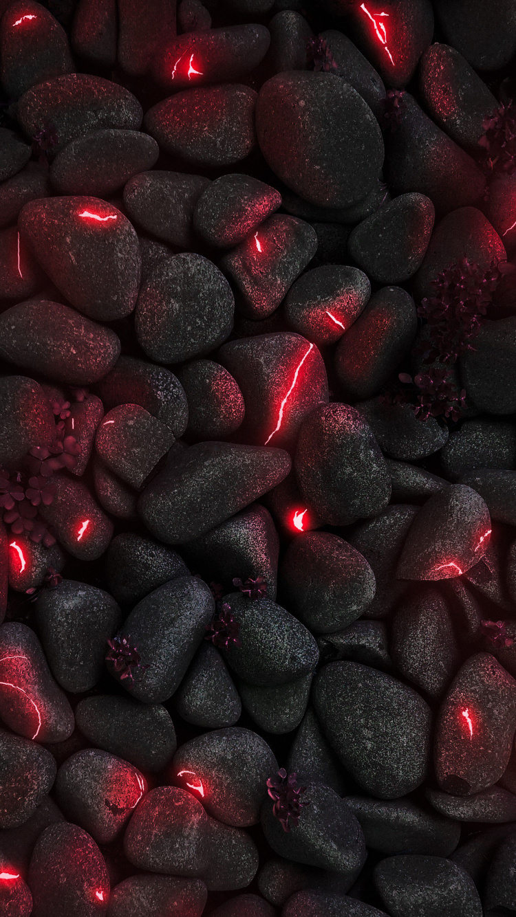 Обои смартфон, автомобильные шины, автомобильное освещение, жидкий, красный цвет в разрешении 750x1334