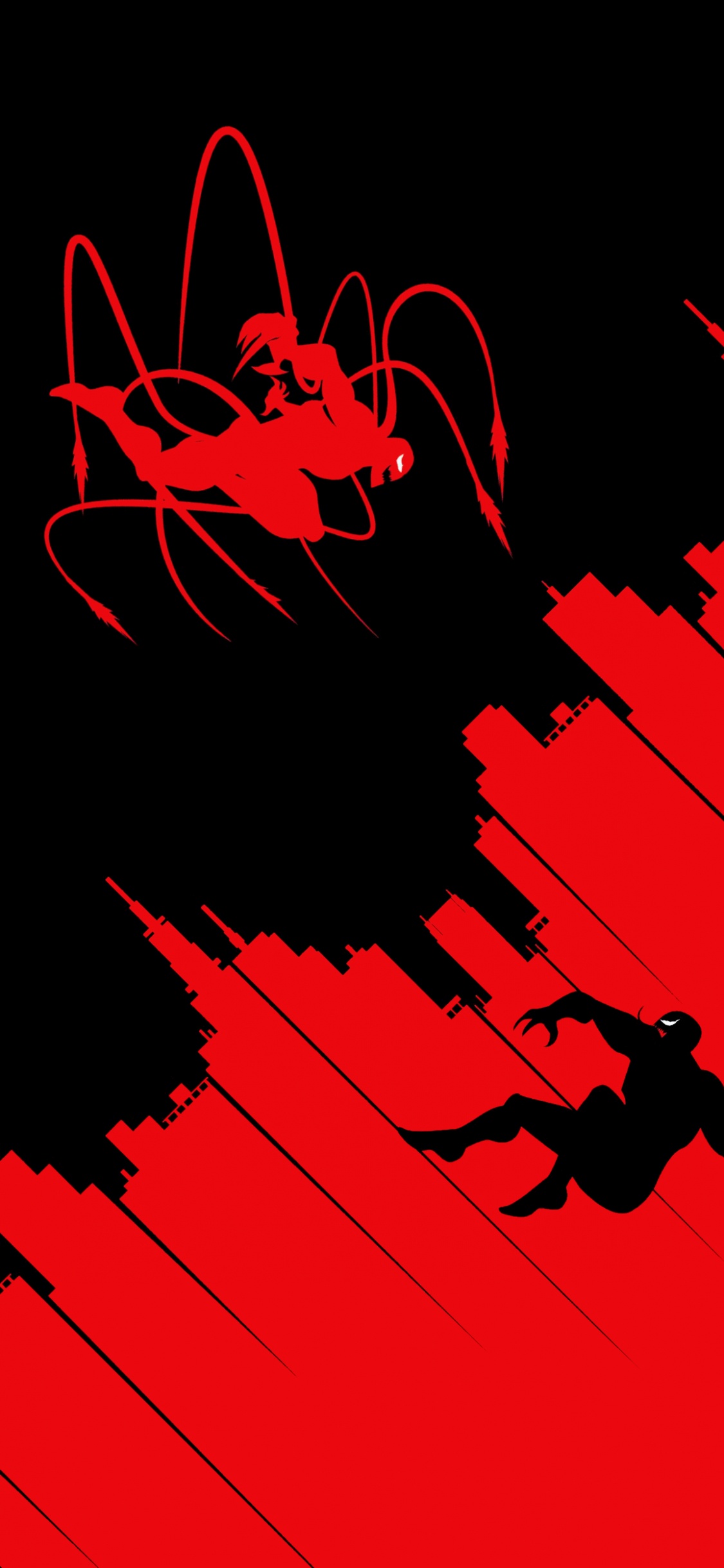 Обои Эдди Брок, супергерой, комиксы Марвел, вселенная человека-паука sonys, значок showplace в разрешении 1125x2436