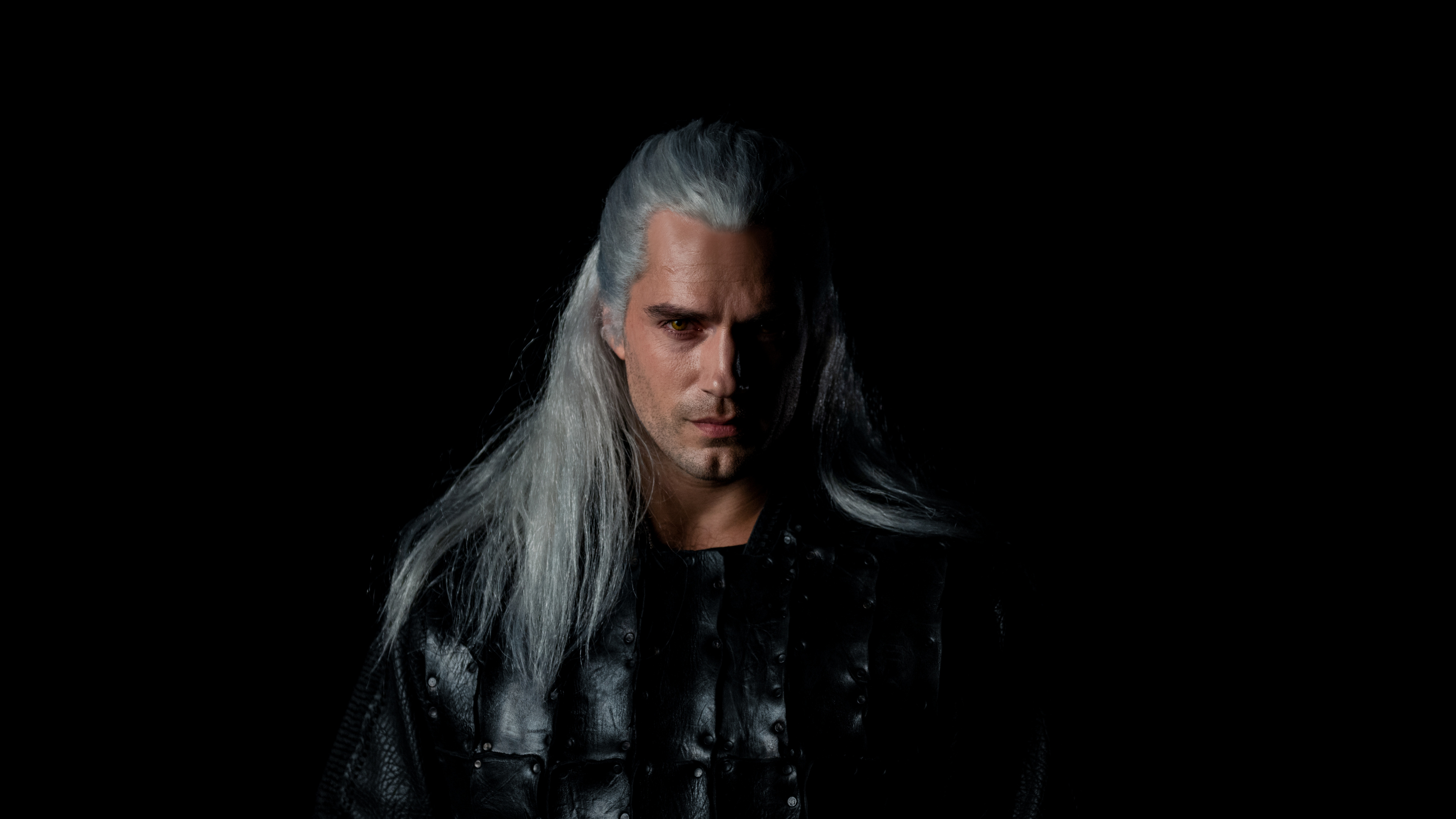 Обои Генри кавилл, Ведьмак, Геральт из ривии, нетфликс, темнота в разрешении 3840x2160