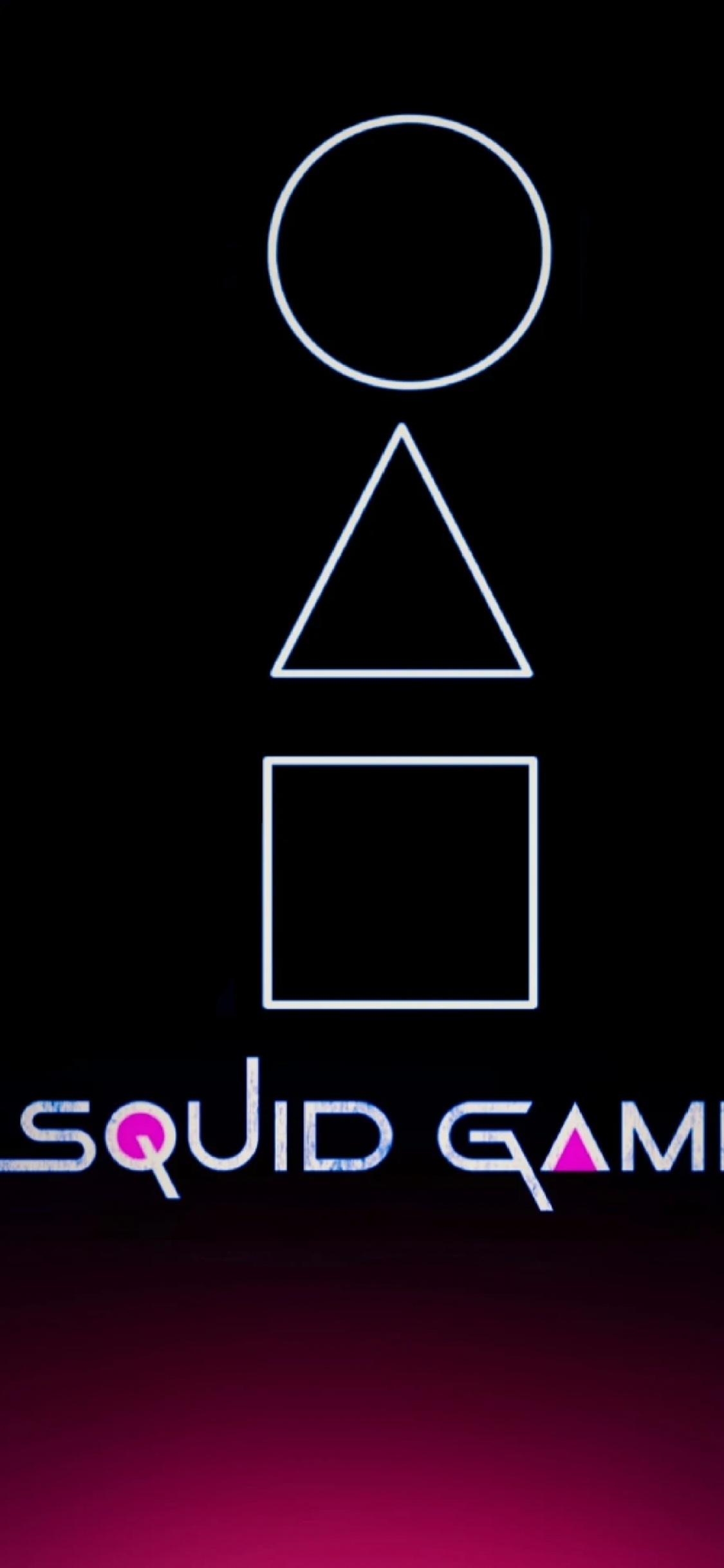 Обои игра в кальмара, Сон Ги-Хун, что sae-byeok, чо санг-ву, графический дизайн в разрешении 1125x2436