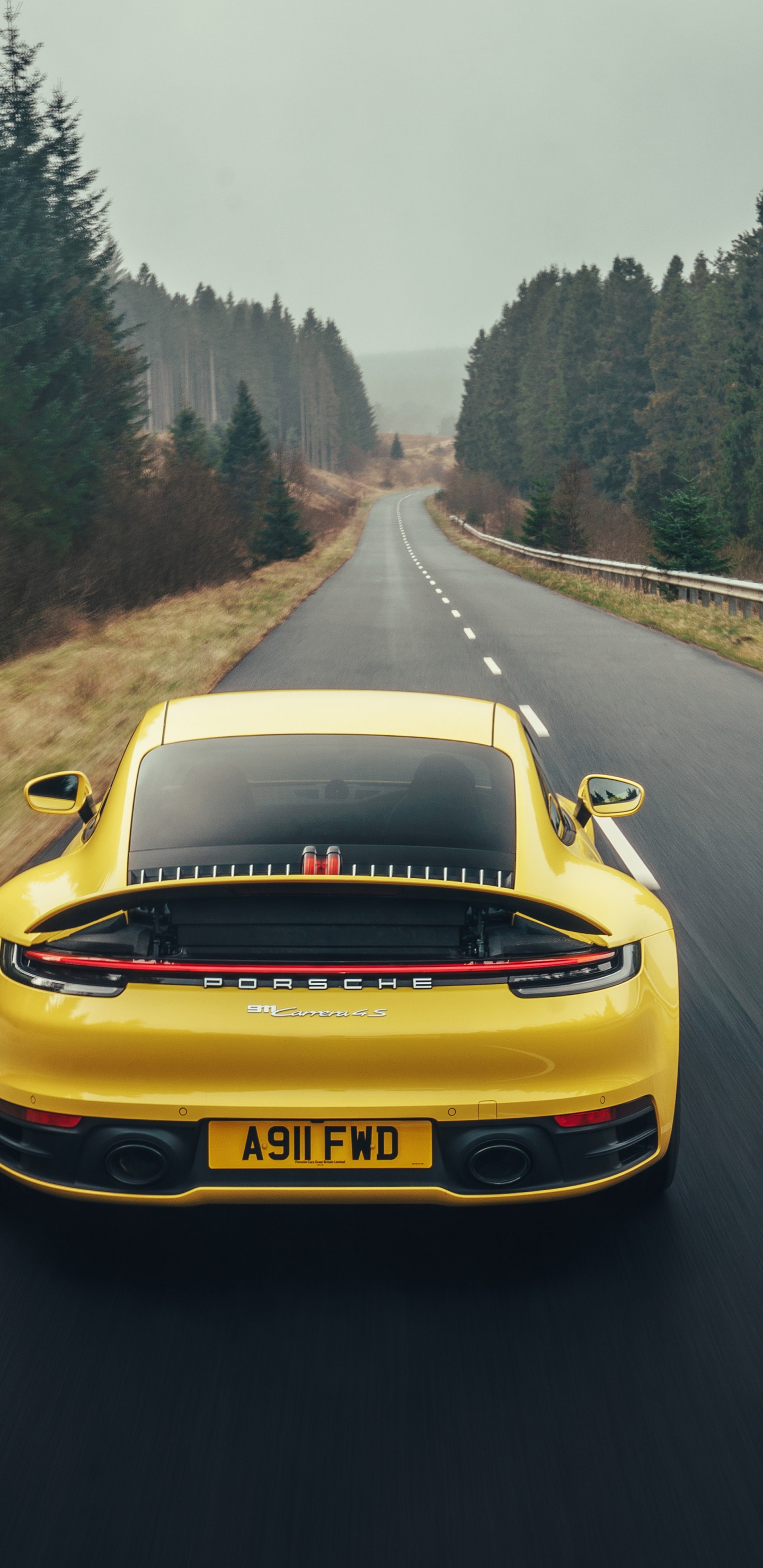 Обои Порше, спорткар, авто, 2019 Порше 911 Каррера 4С, суперкар в разрешении 1440x2960