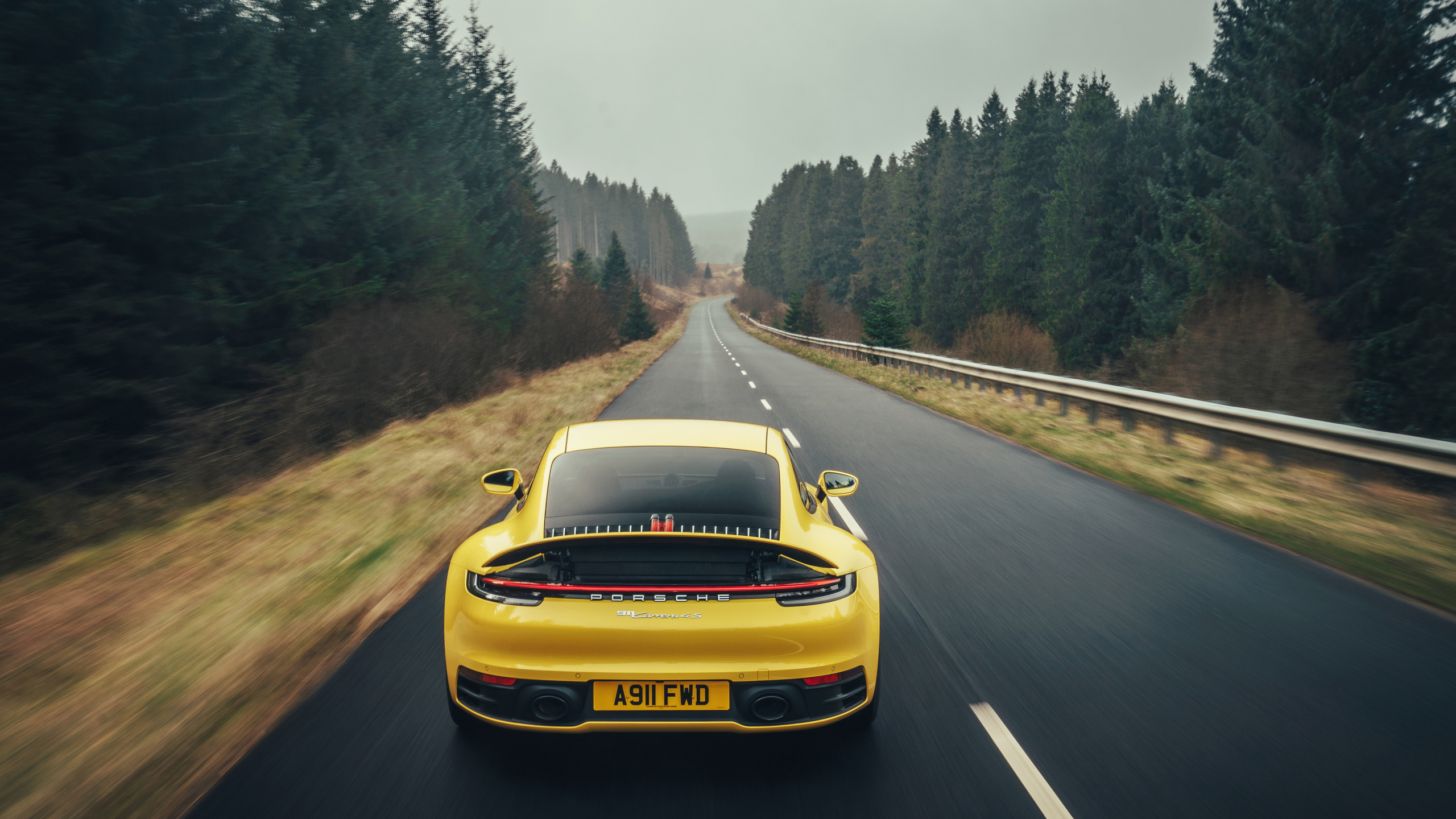 Обои Порше, спорткар, авто, 2019 Порше 911 Каррера 4С, суперкар в разрешении 2560x1440