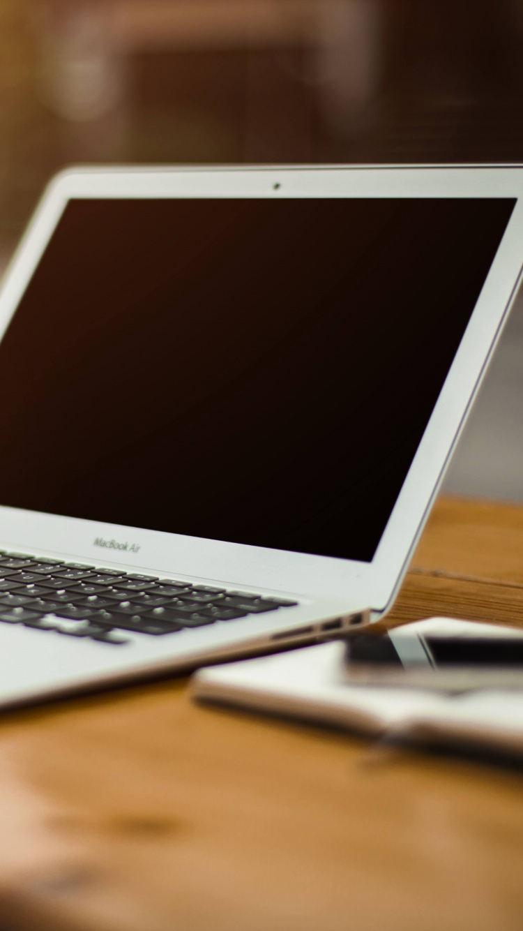Обои технологии, электронное устройство, нетбук, гаджет, макбук Эйр в разрешении 750x1334