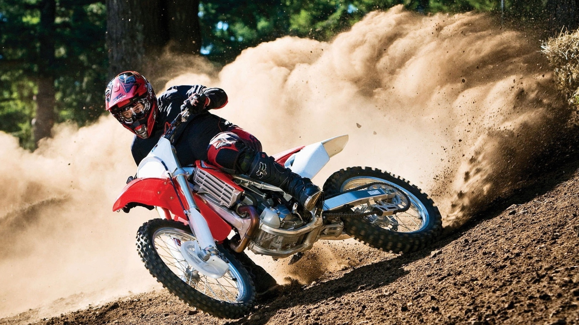 Обои мотокросс, мотоцикл, мотоспорт, Фристайл мотокросс, экстремальный вид спорта в разрешении 1920x1080