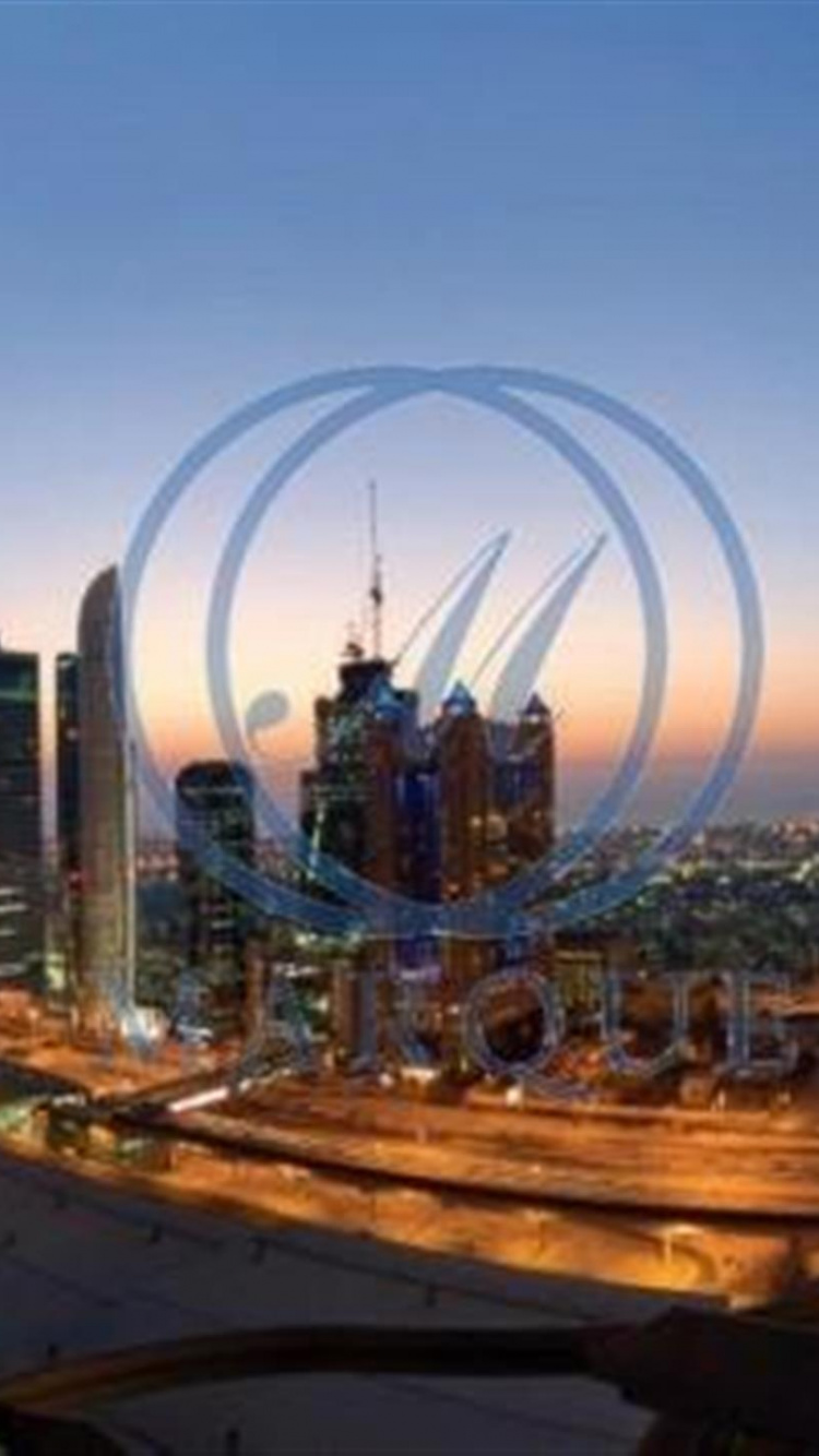 Обои Всемирный Торговый Центр Резиденция, Джумейра, городской пейзаж, город, линия горизонта в разрешении 750x1334