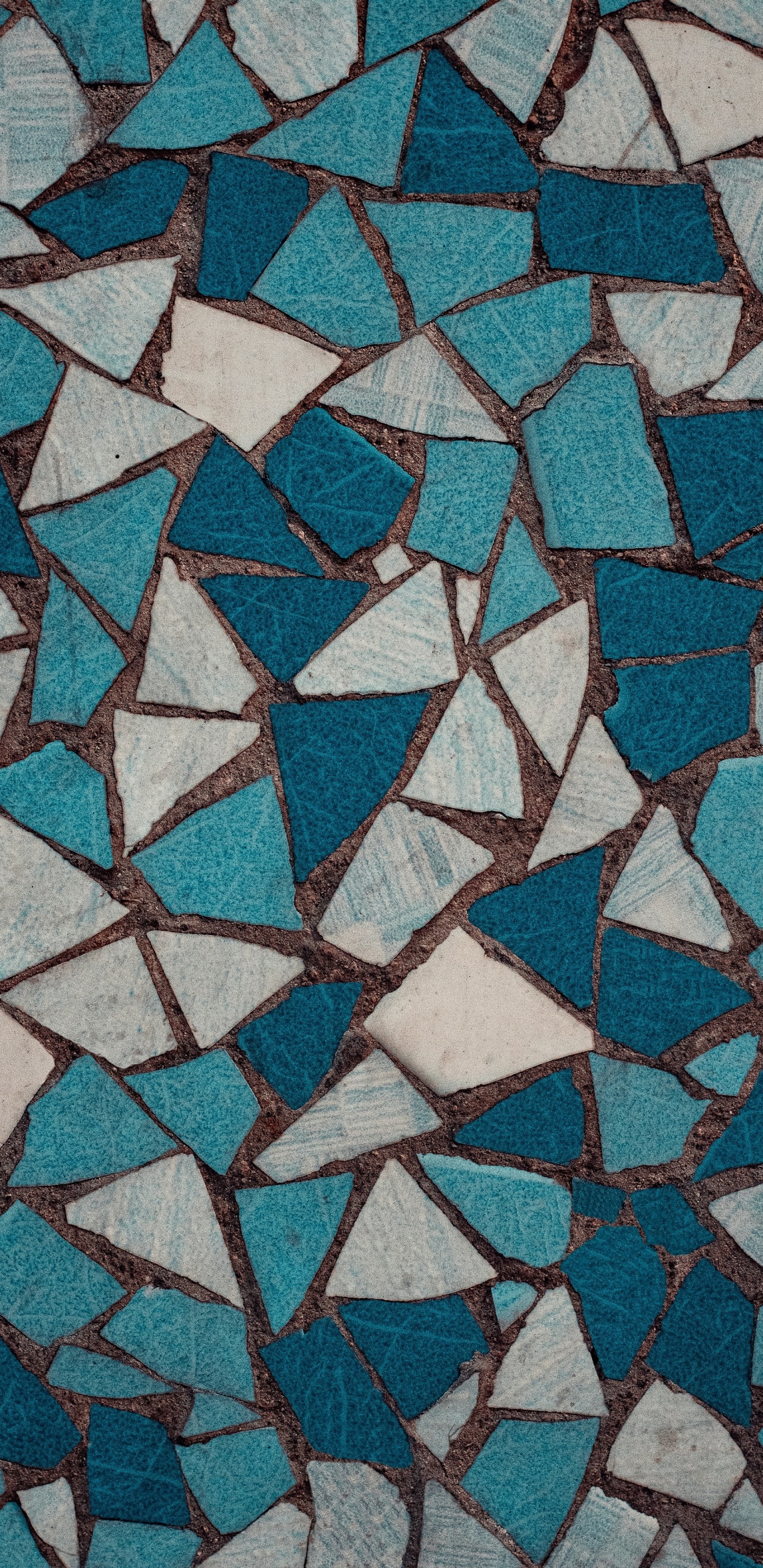 Обои чирок, бирюза, арт, текстура, стена в разрешении 1440x2960