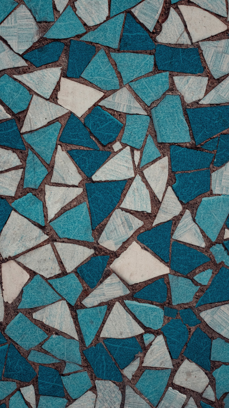 Обои чирок, бирюза, арт, текстура, стена в разрешении 750x1334