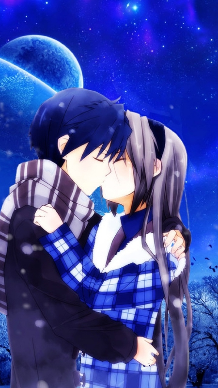 Обои аниме, космос, снимок, пространство, небо в разрешении 720x1280