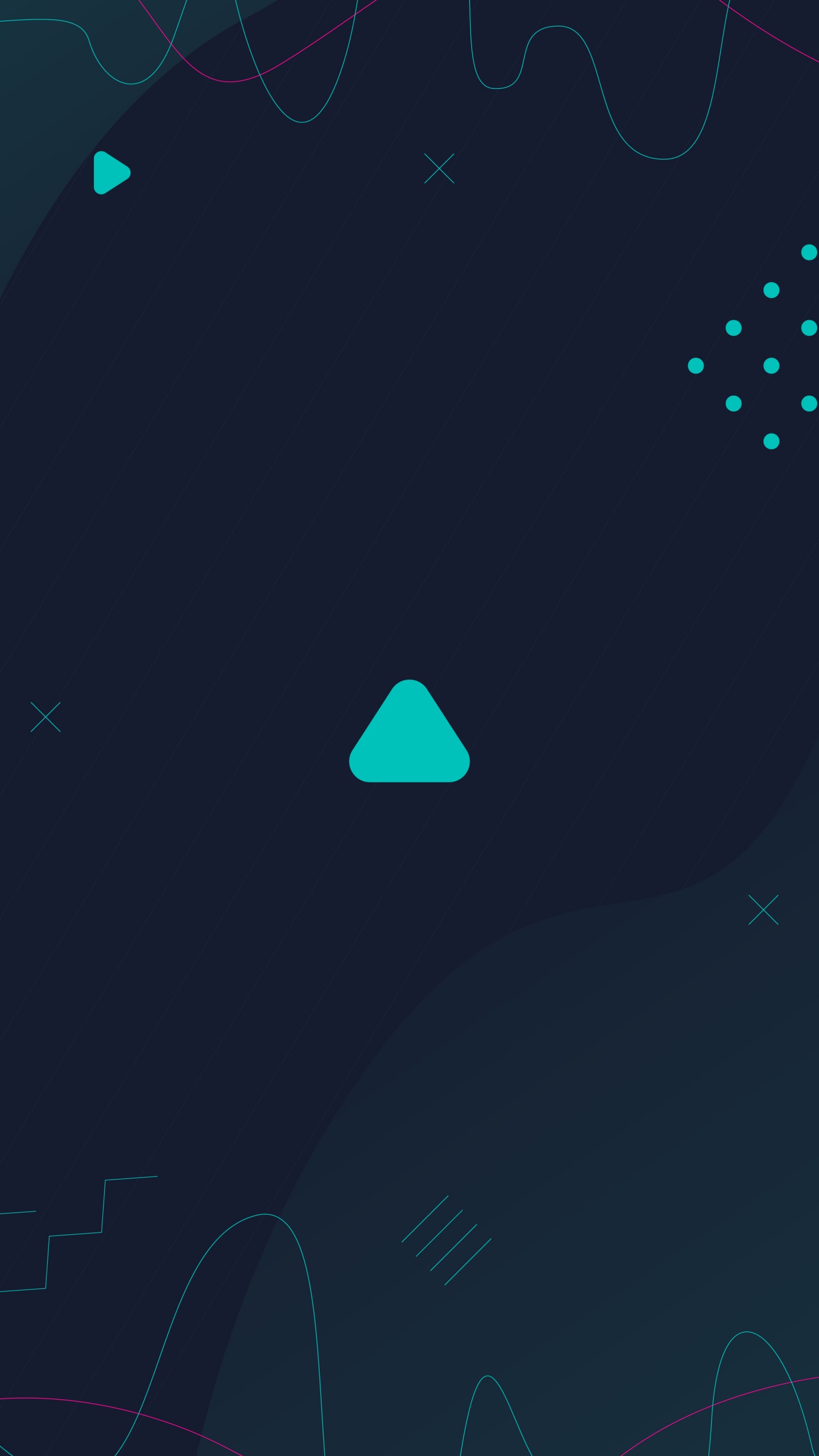 Обои круг, графический дизайн, лазурный, Аква, электрик в разрешении 1440x2560