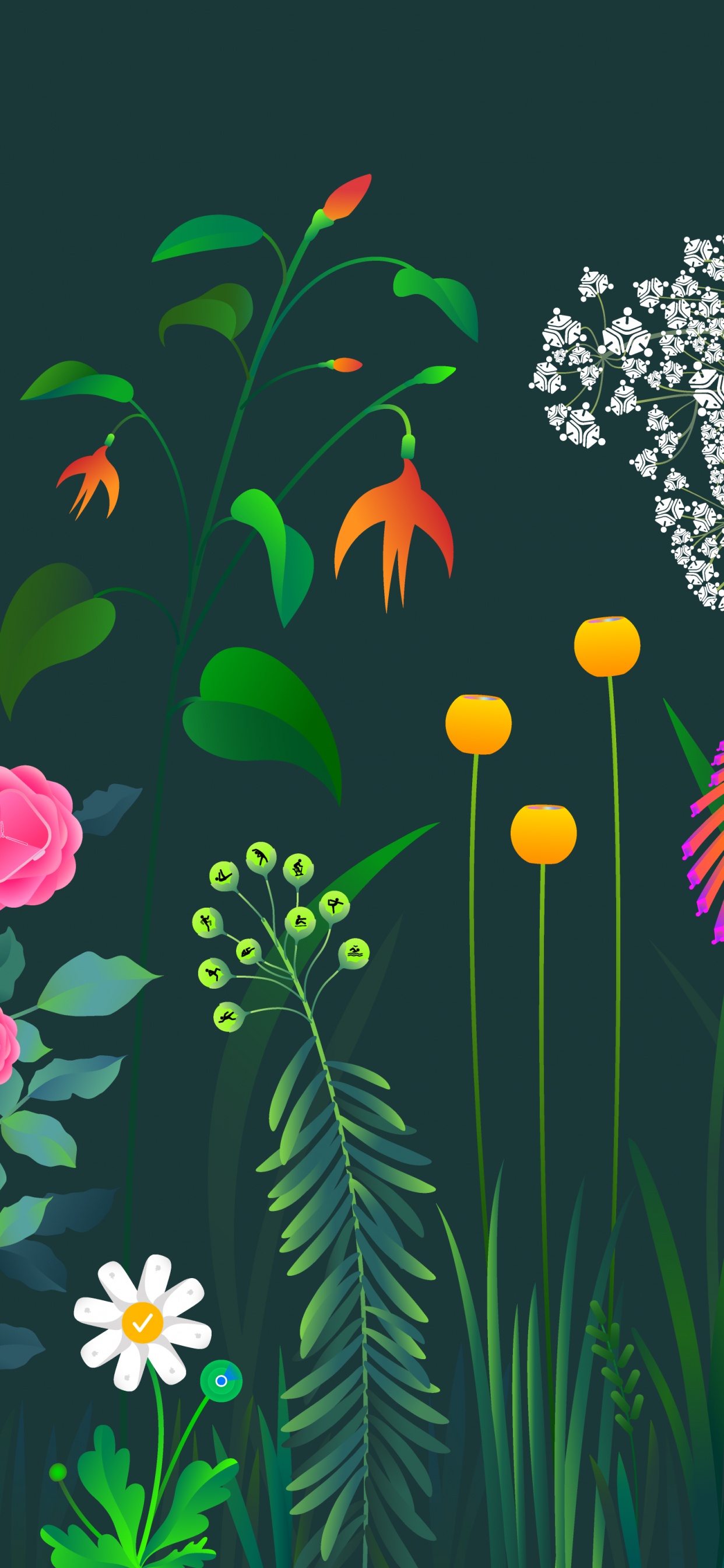 Обои Эппл Бромптон Роуд, яблоко, Бромптон-роуд, магазин Apple, растение в разрешении 1242x2688