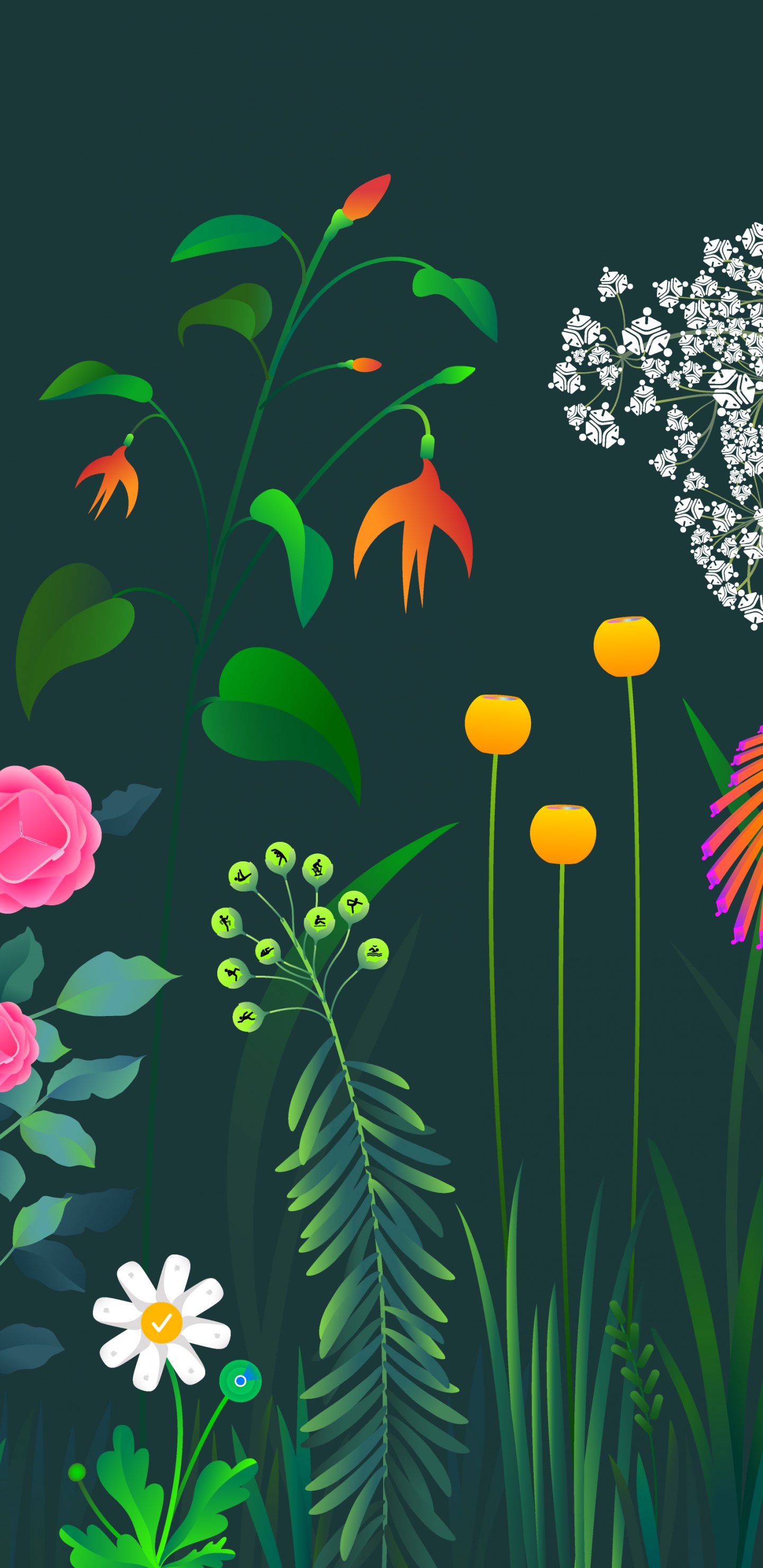 Обои Эппл Бромптон Роуд, яблоко, Бромптон-роуд, магазин Apple, растение в разрешении 1440x2960