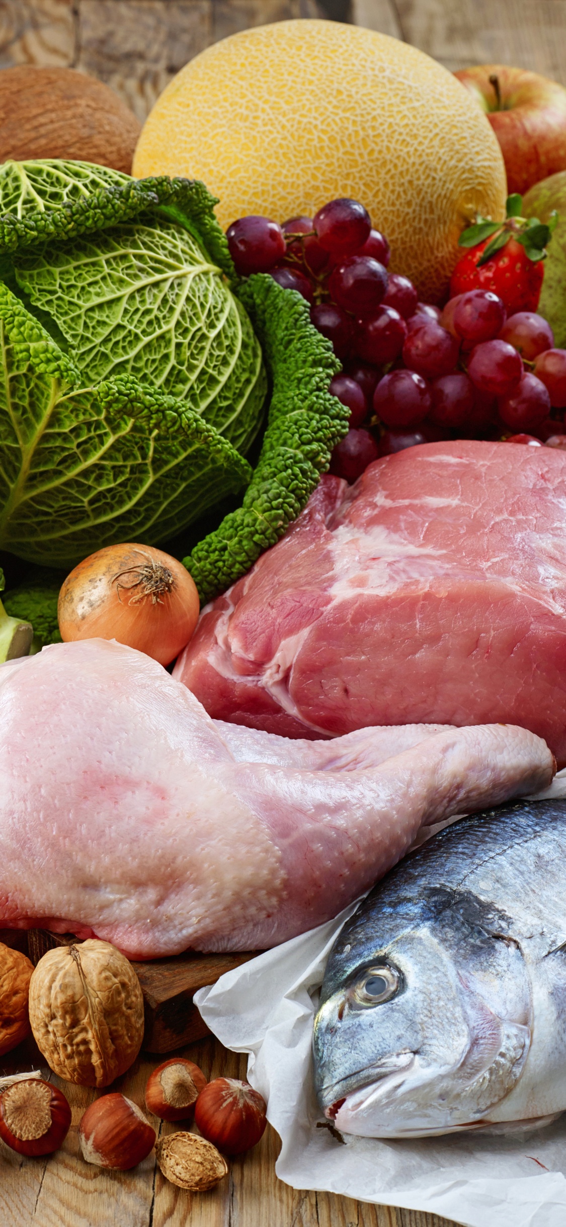 Обои еда, здоровье, питание, природные продукты, пища в разрешении 1125x2436