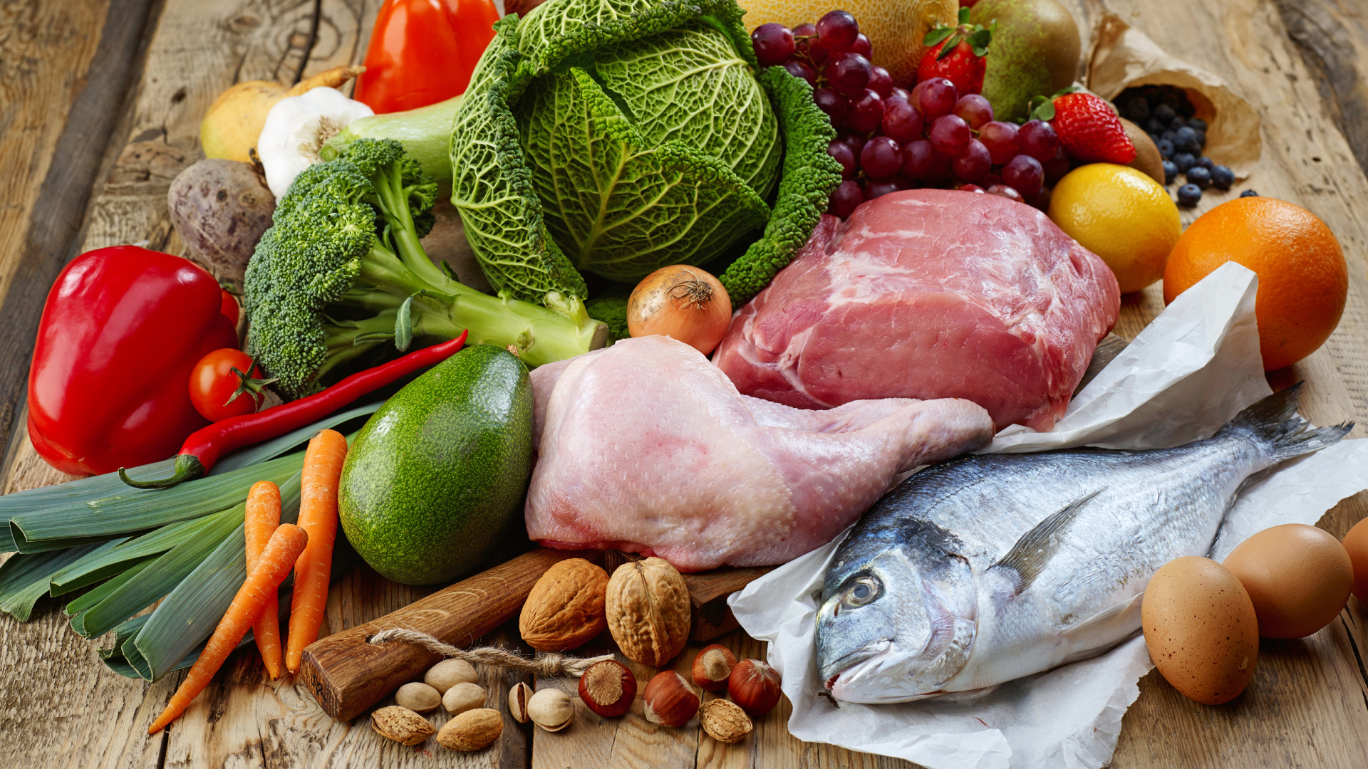 Обои еда, здоровье, питание, природные продукты, пища в разрешении 1920x1080