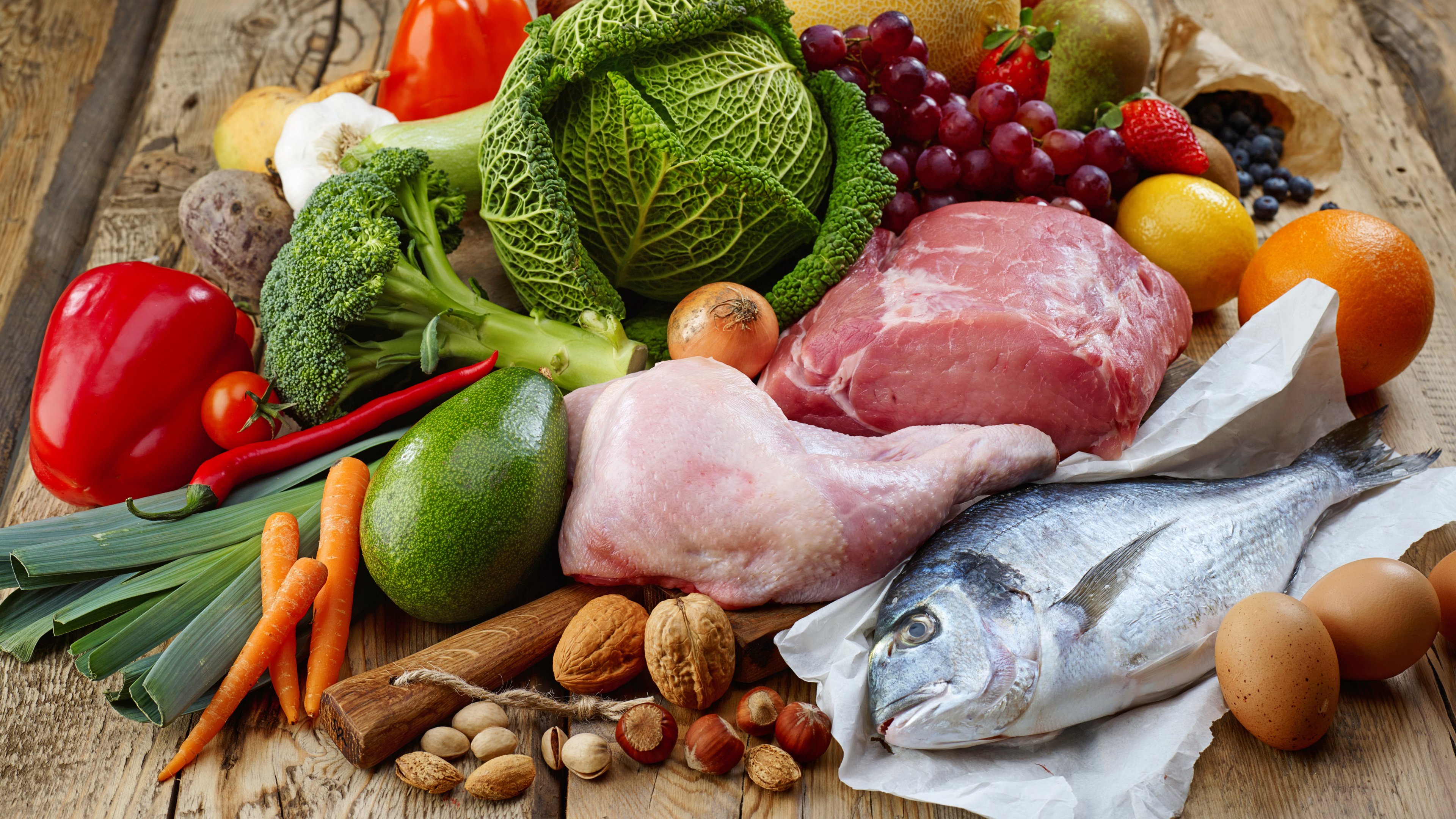 Обои еда, здоровье, питание, природные продукты, пища в разрешении 3840x2160