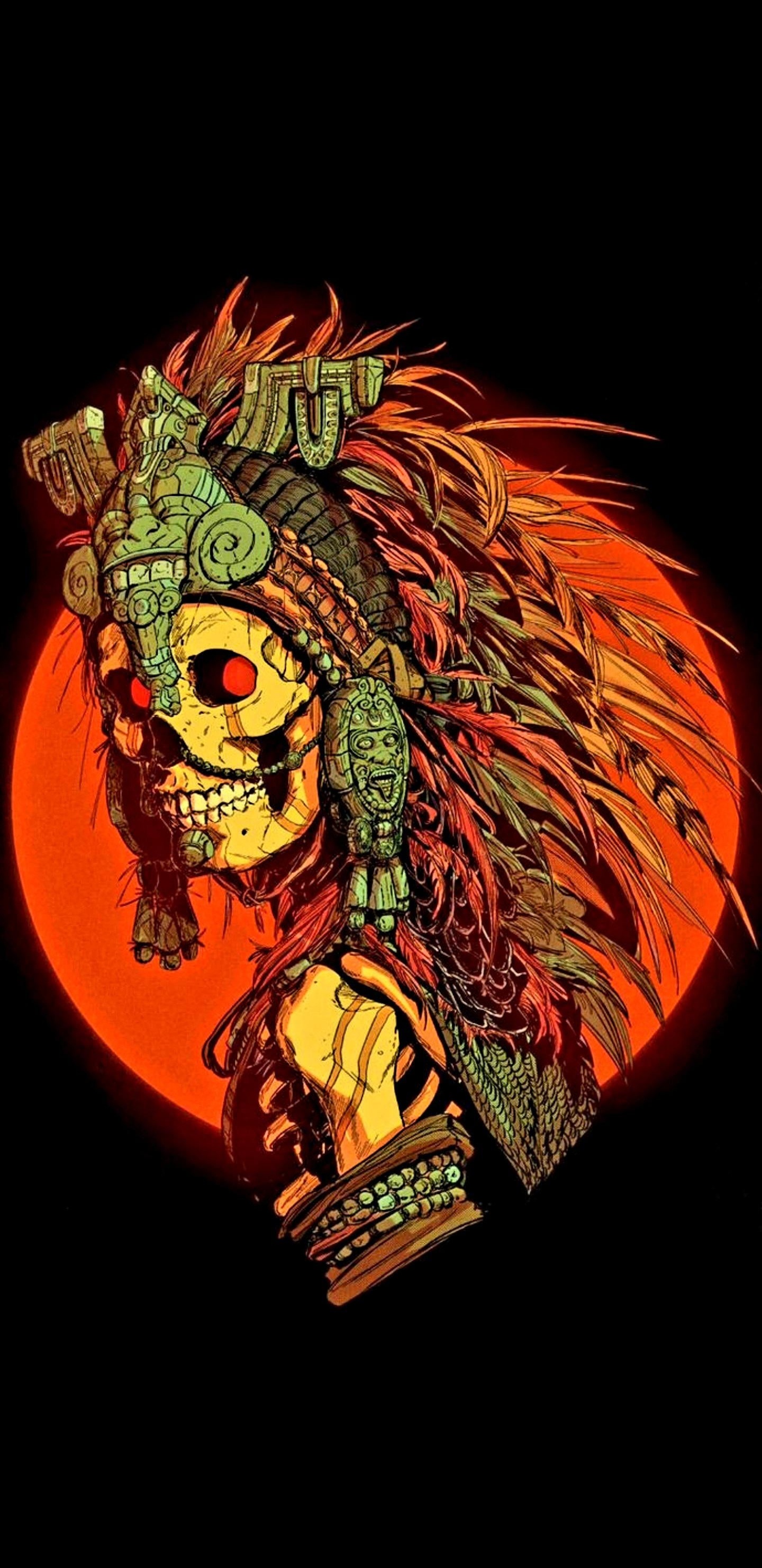 Обои живи долго умри свободным, сыновья камня, человеческое тело, арт, графика в разрешении 1440x2960