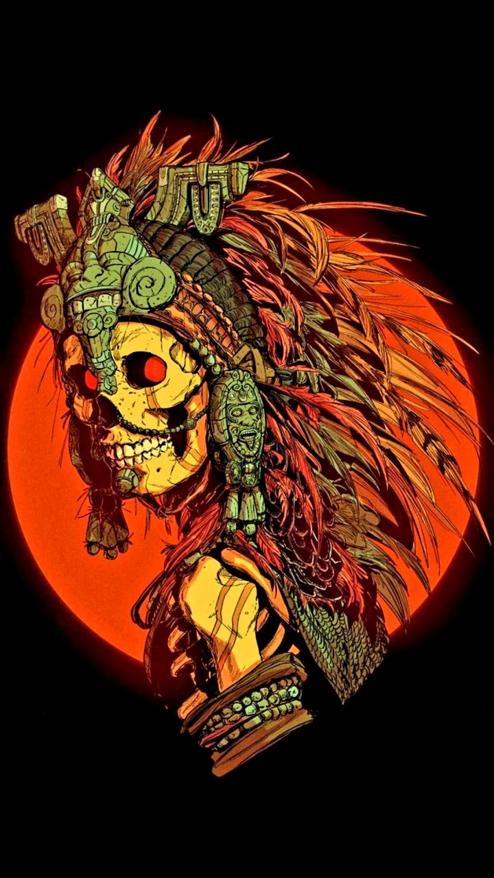 Обои живи долго умри свободным, сыновья камня, человеческое тело, арт, графика в разрешении 720x1280