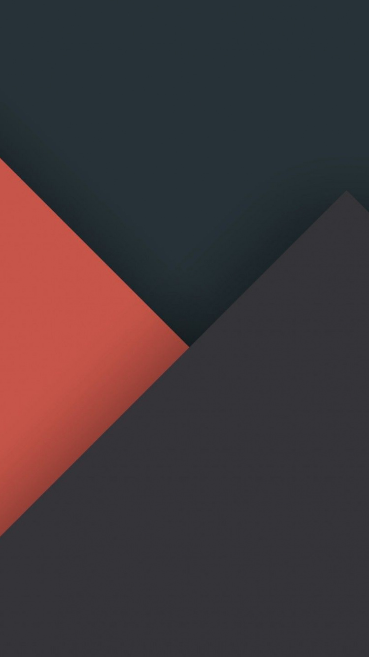 Обои фигура, Геометрическая форма, красный цвет, треугольник, линия в разрешении 750x1334