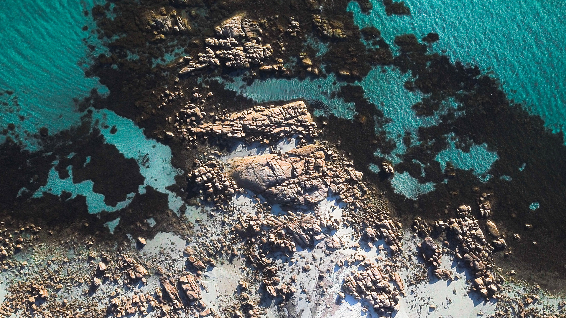 Обои синий, вода, бирюза, море, побережье в разрешении 1920x1080