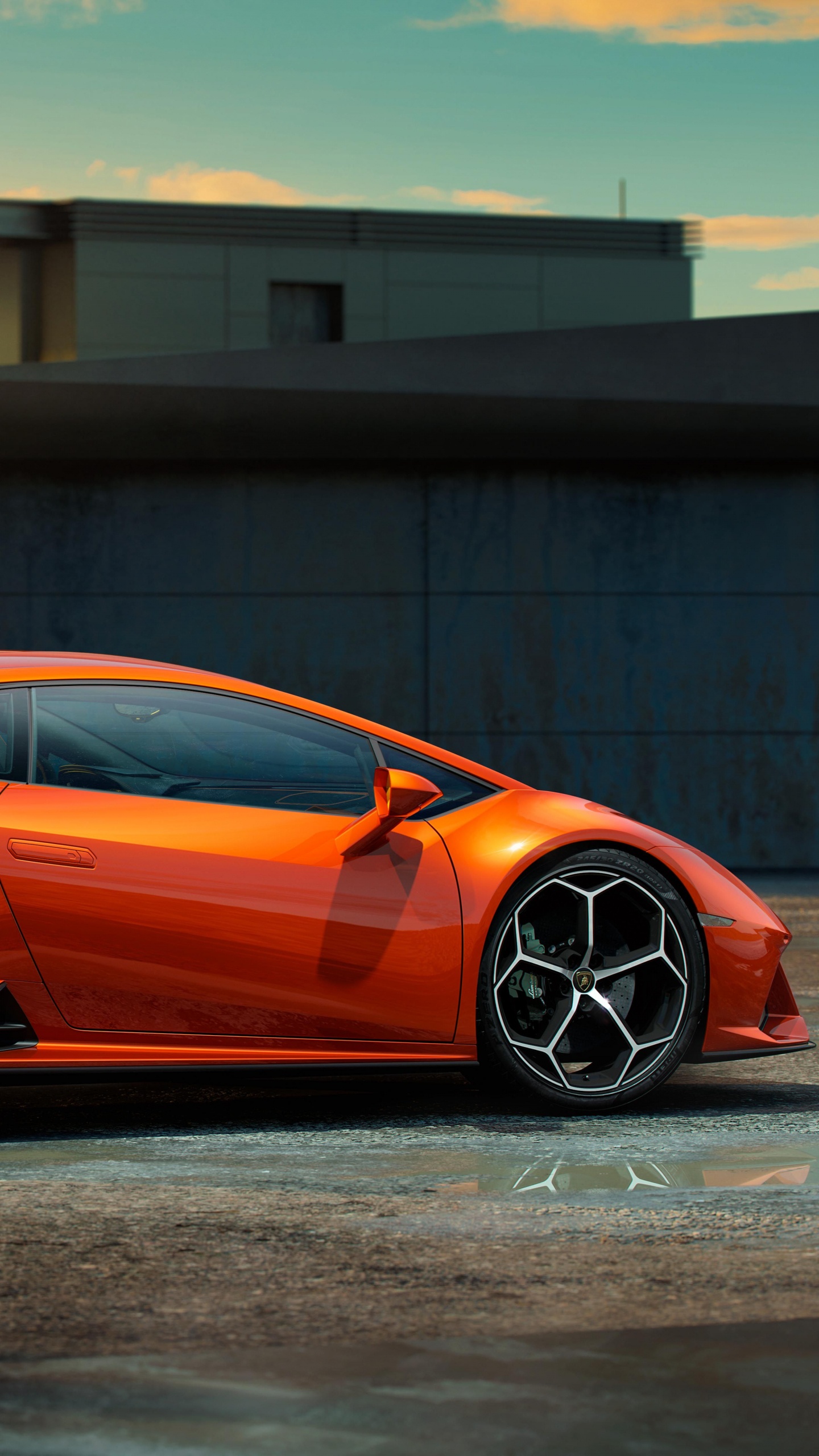 Обои 2019 Ламборгини Уракан, Ламборджини Huracan в 2020 ево, Ламборджини, спорткар, авто в разрешении 1440x2560