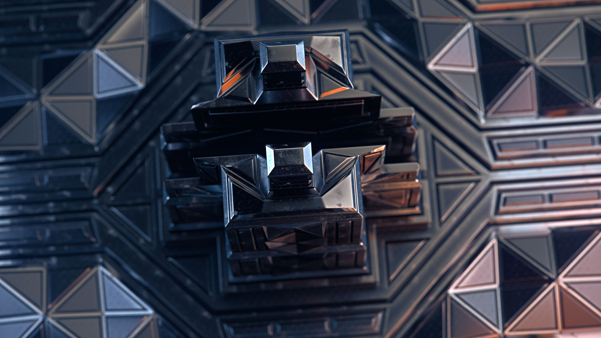 Обои архитектура, симметрия, угол, здание, дневное освещение в разрешении 1920x1080