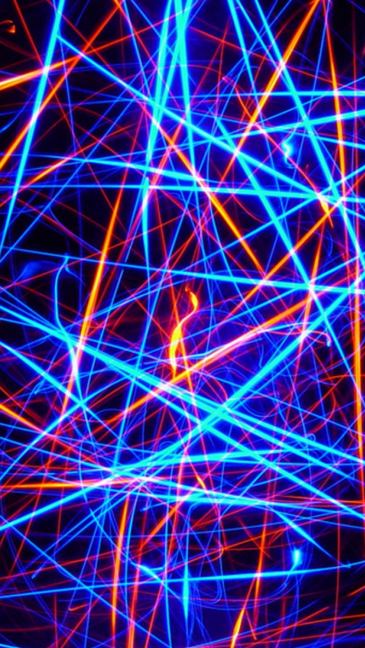 Обои неоновое освещение, свет, неон, линия, узор в разрешении 720x1280