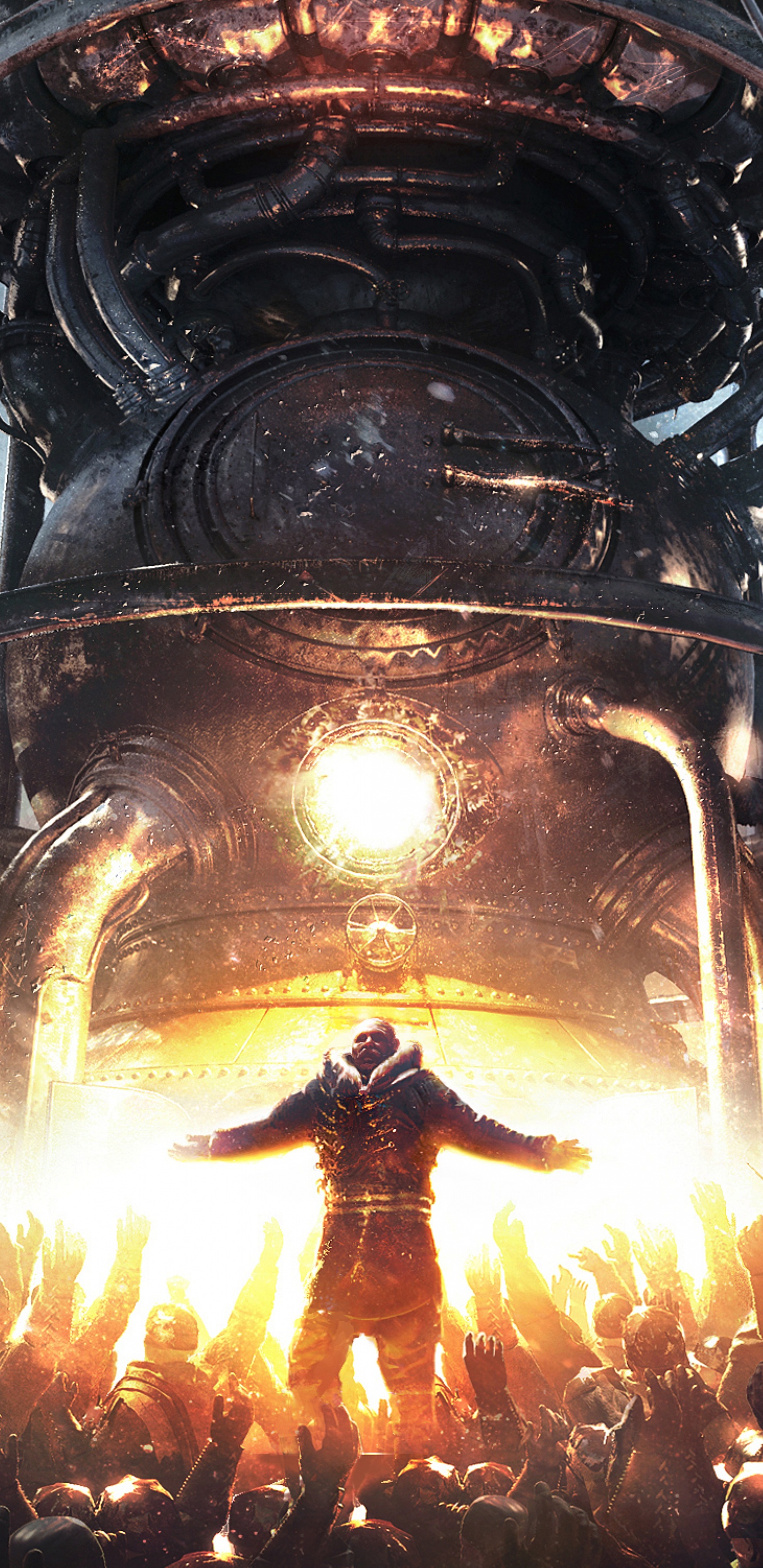 Обои тепло, мир, игра на выживание, игра, небо в разрешении 1440x2960