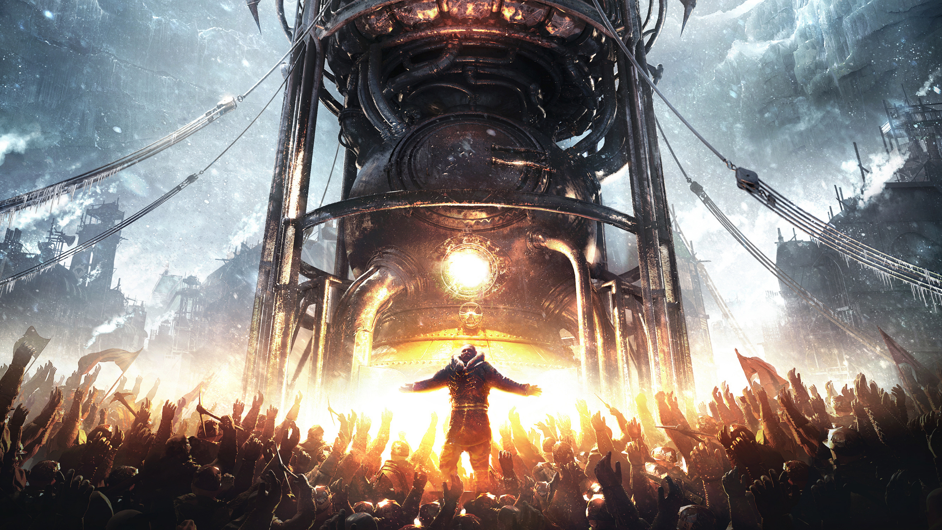 Обои тепло, мир, игра на выживание, игра, небо в разрешении 3840x2160