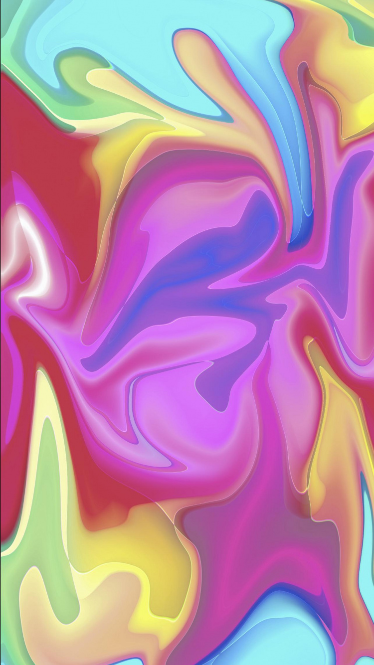 Обои Оранжевый цвет, визуальное искусство, графический дизайн, дизайн, акриловая краска в разрешении 750x1334