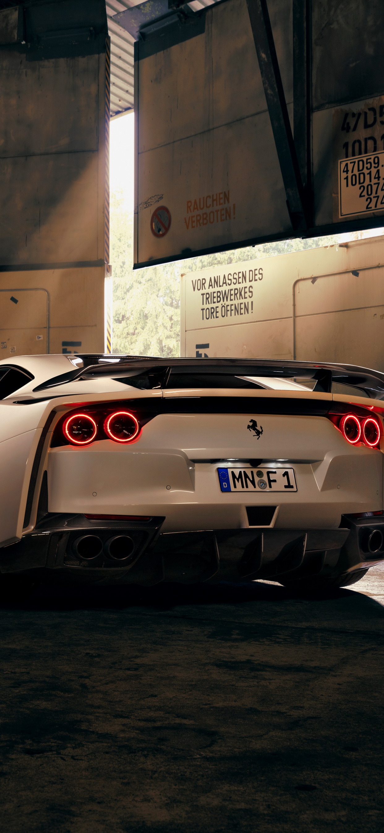 Обои авто, Ferrari, группы novitec, тюнинг автомобилей, суперкар в разрешении 1242x2688