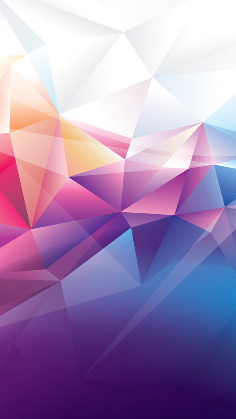 Обои графика, треугольник, розовый, узор, линия в разрешении 750x1334