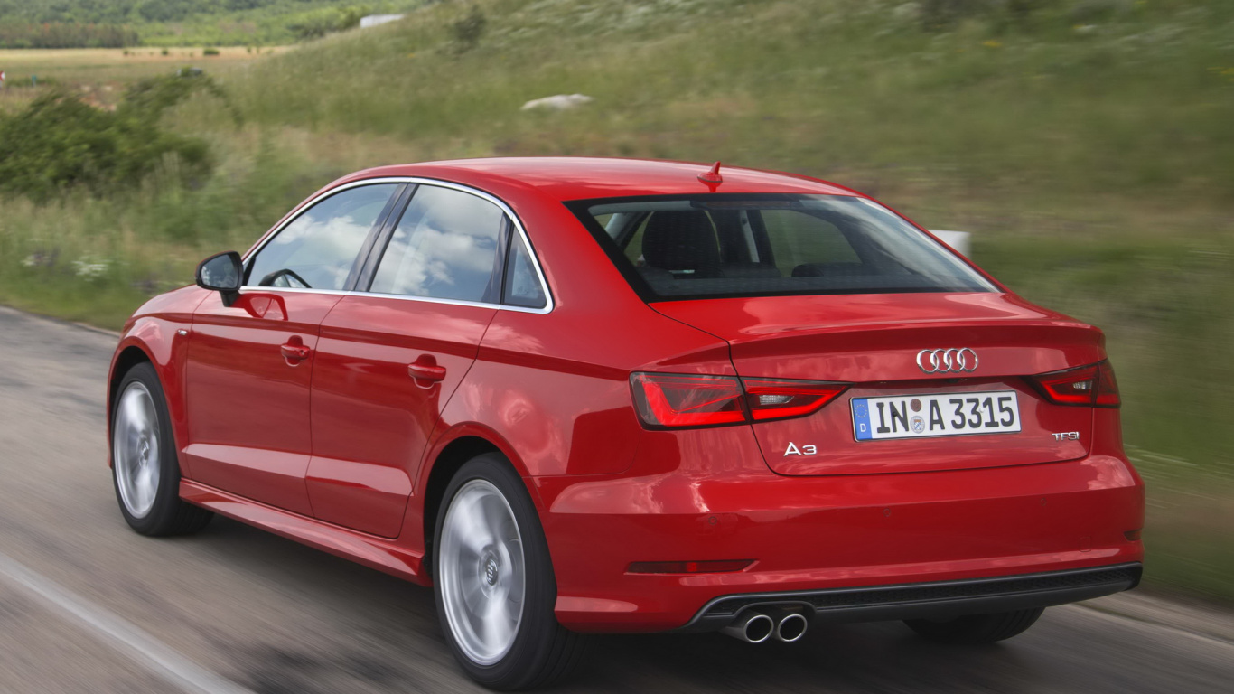 Обои автомобиль среднего размера, audi s3, авто, седан, audi в разрешении 1366x768