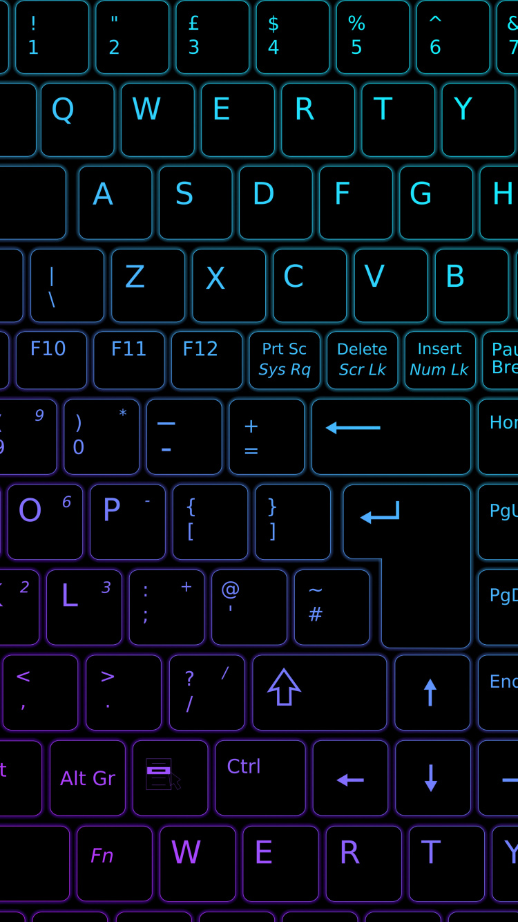 Обои устройство ввода, периферической, синий, лазурный, пробел в разрешении 750x1334