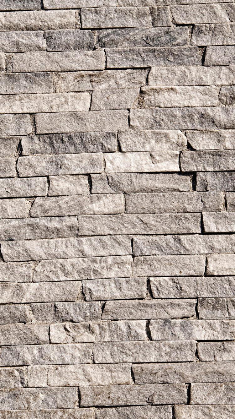 Обои каменная стена, кирпич, стена, кирпичная кладка, дизайн в разрешении 750x1334