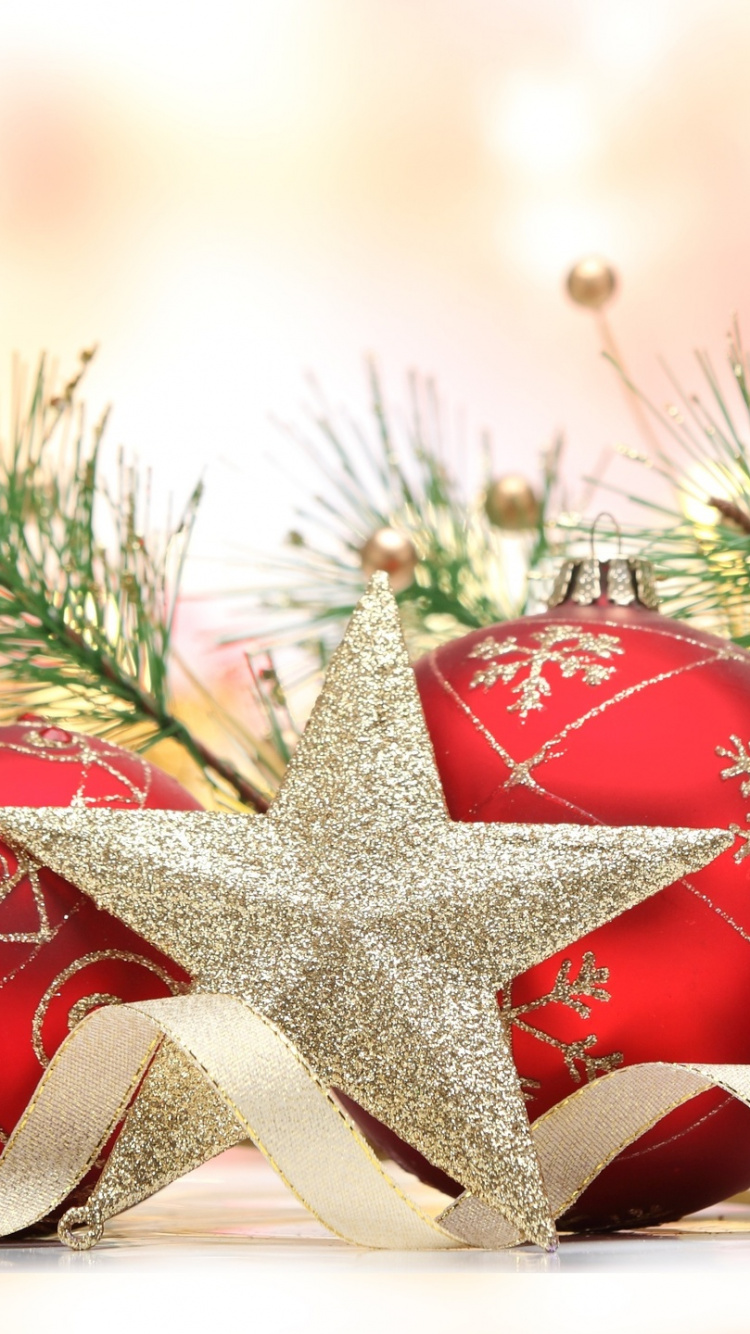 Обои Рождественский день, Рождество и курортный сезон, Рождественские украшения, праздник, рождественский орнамент в разрешении 750x1334