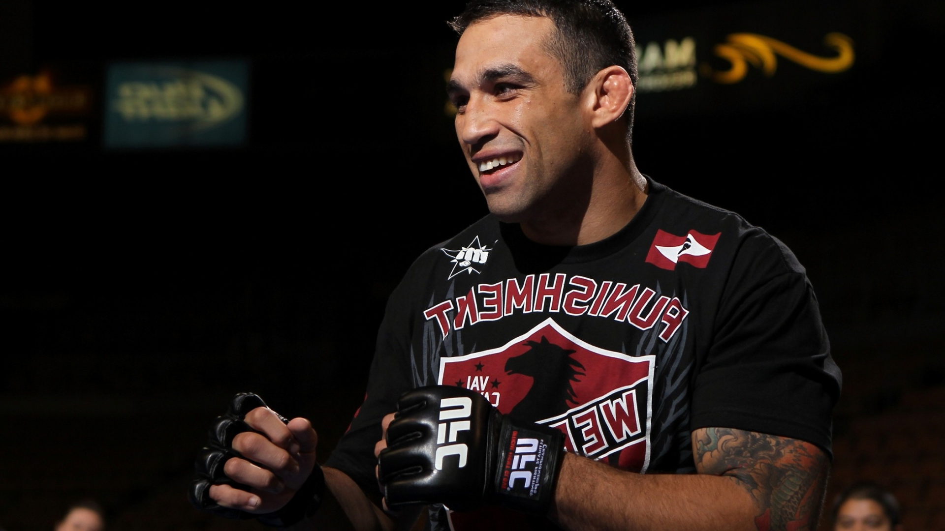 Обои смешанные боевые искусства, рука, контактный вид спорта, профессиональная борьба, борец в разрешении 1920x1080