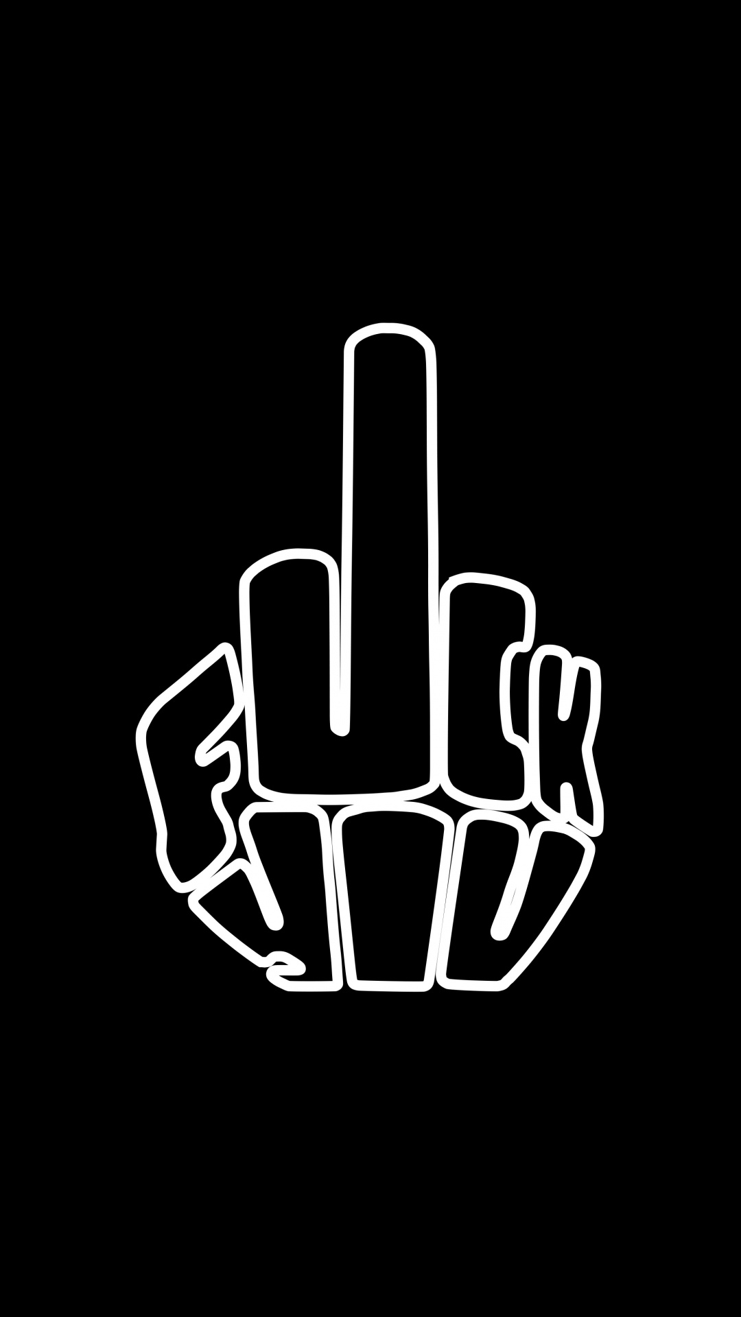 Обои лого, палец, технологии, жест, графика в разрешении 1080x1920