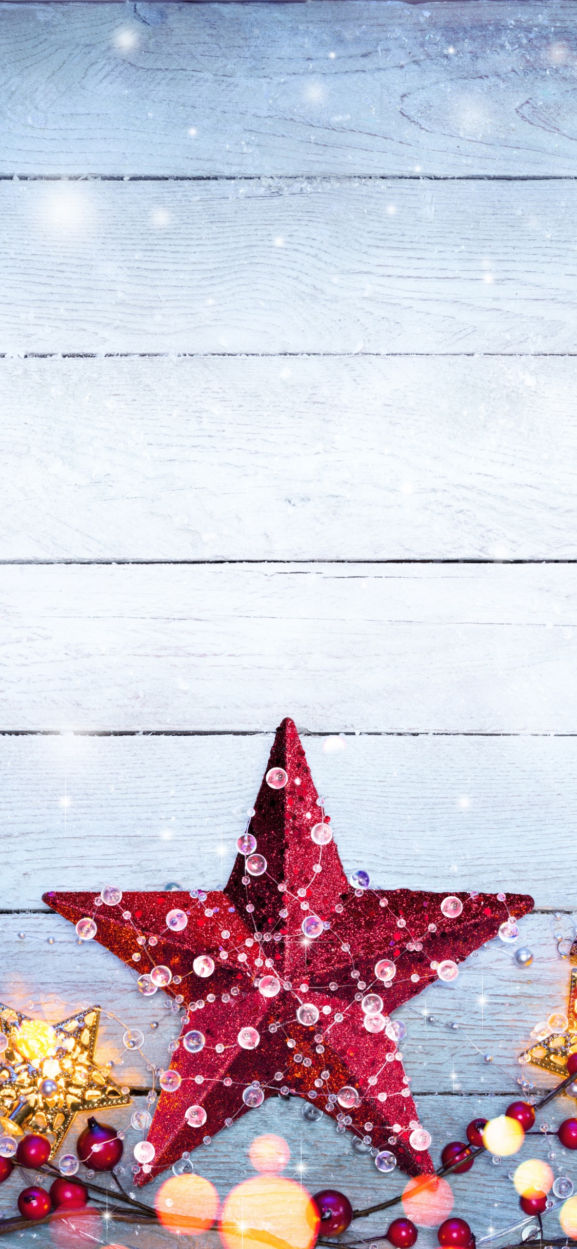 Обои Рождественские украшения, Рождественский день, рождественский орнамент, Рождество, елка в разрешении 1125x2436