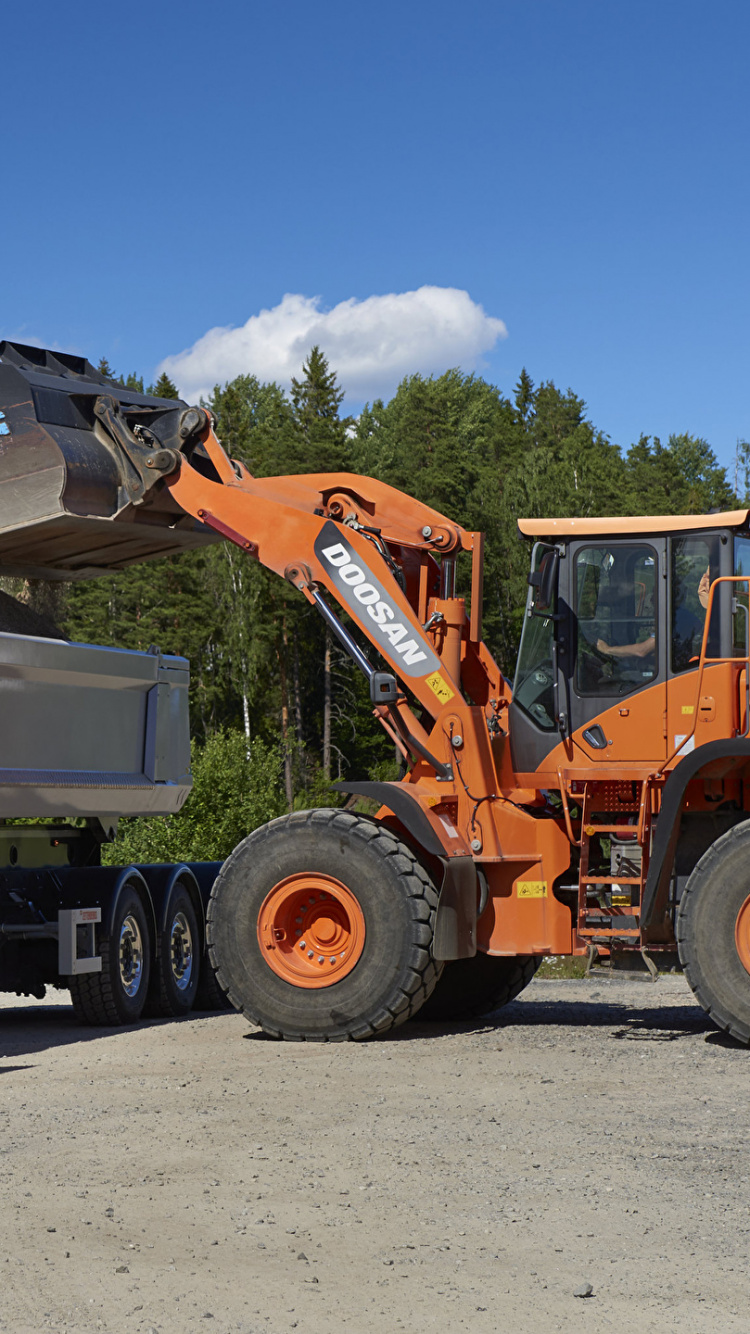 Обои Скания АБ, авто, грузовик, транспорт, дерево в разрешении 750x1334