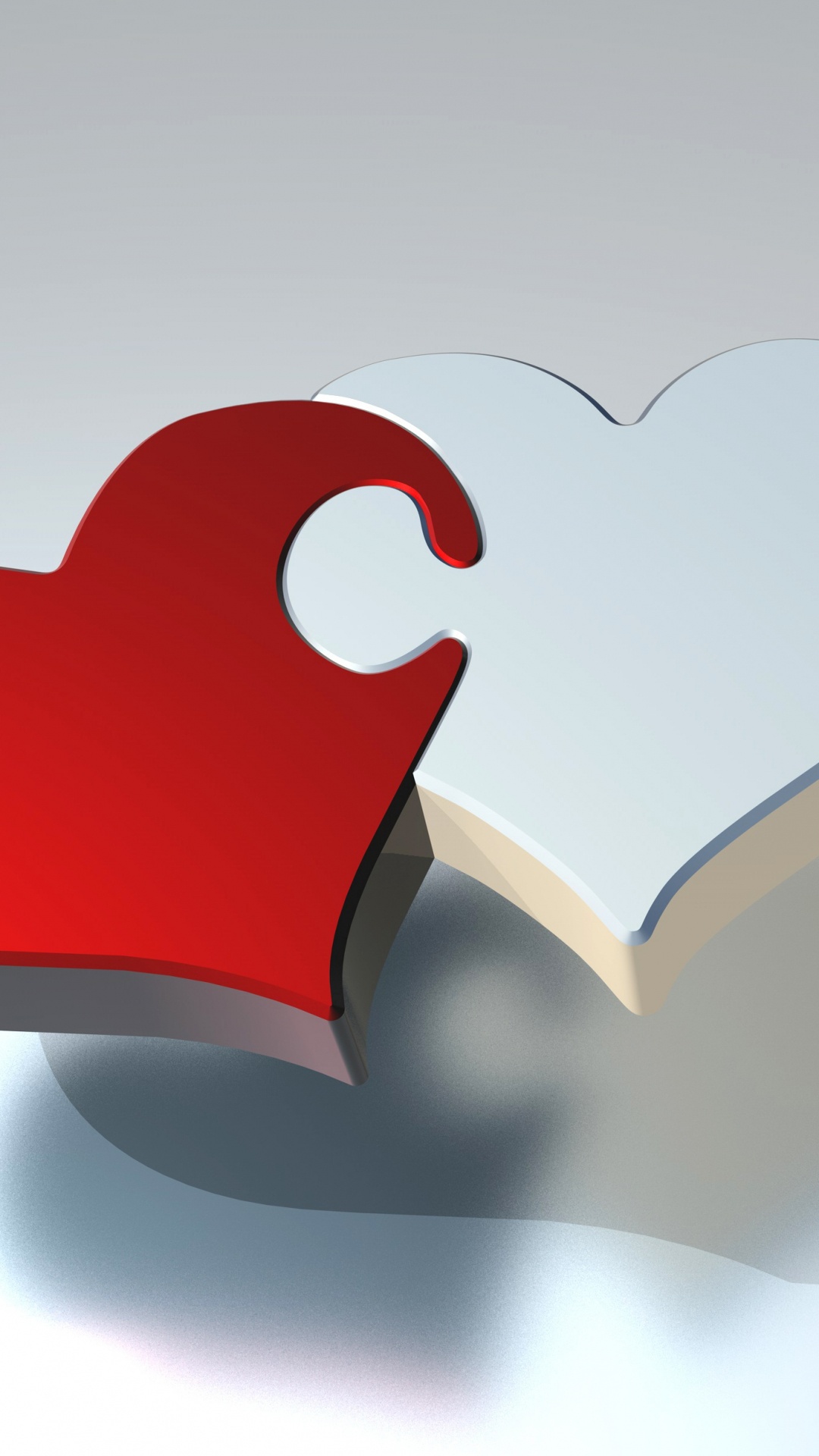 Обои сердце, красный цвет, любовь, орган, День Святого Валентина в разрешении 1080x1920