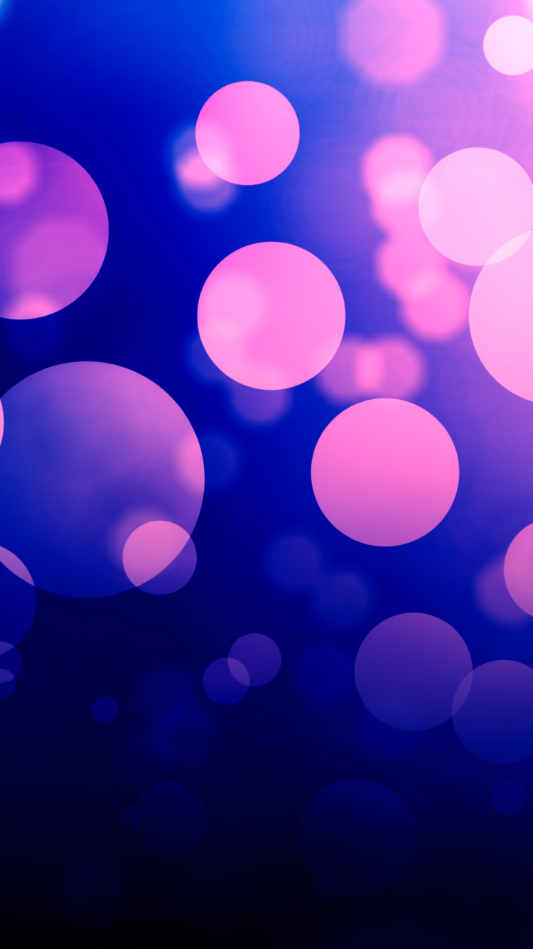 Обои синий, свет, пурпур, освещение, розовый в разрешении 750x1334