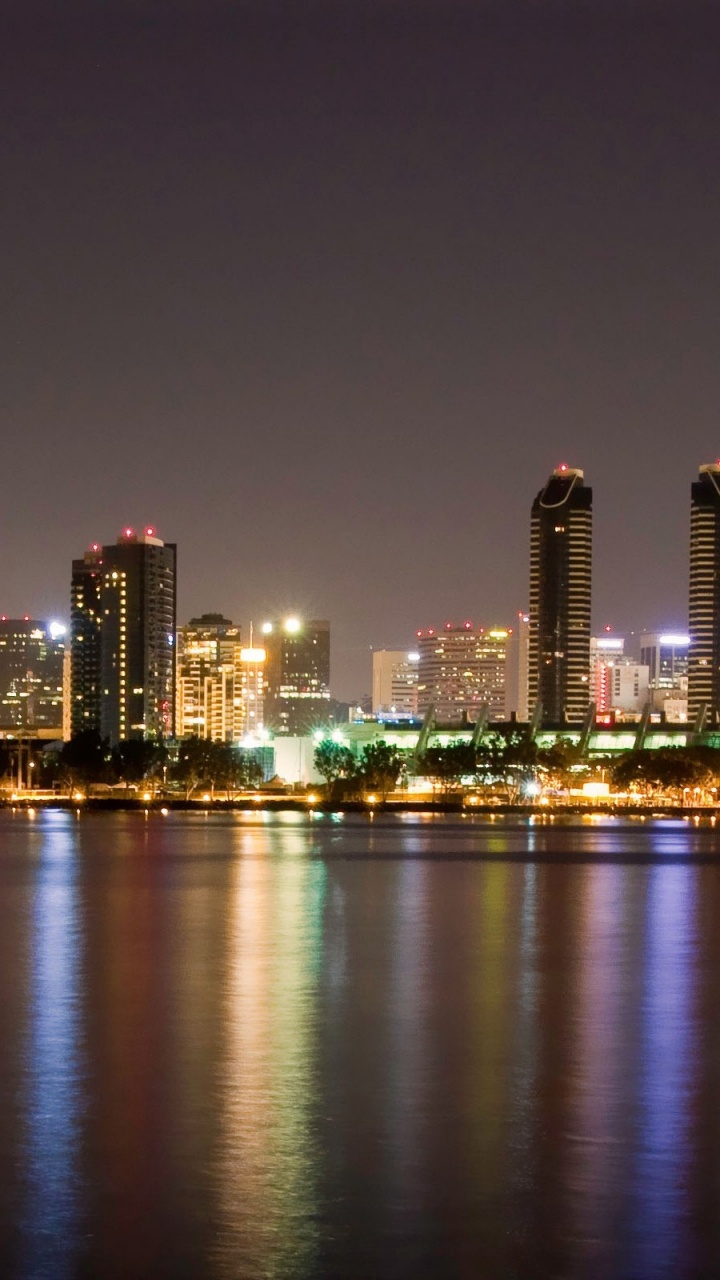 Обои Сан Диего, город, городской пейзаж, линия горизонта, метрополия в разрешении 720x1280