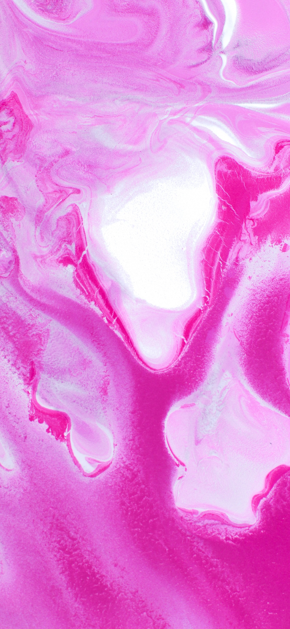 Обои сирень, абстрактное искусство, жидкий, лепесток, пурпур в разрешении 1125x2436