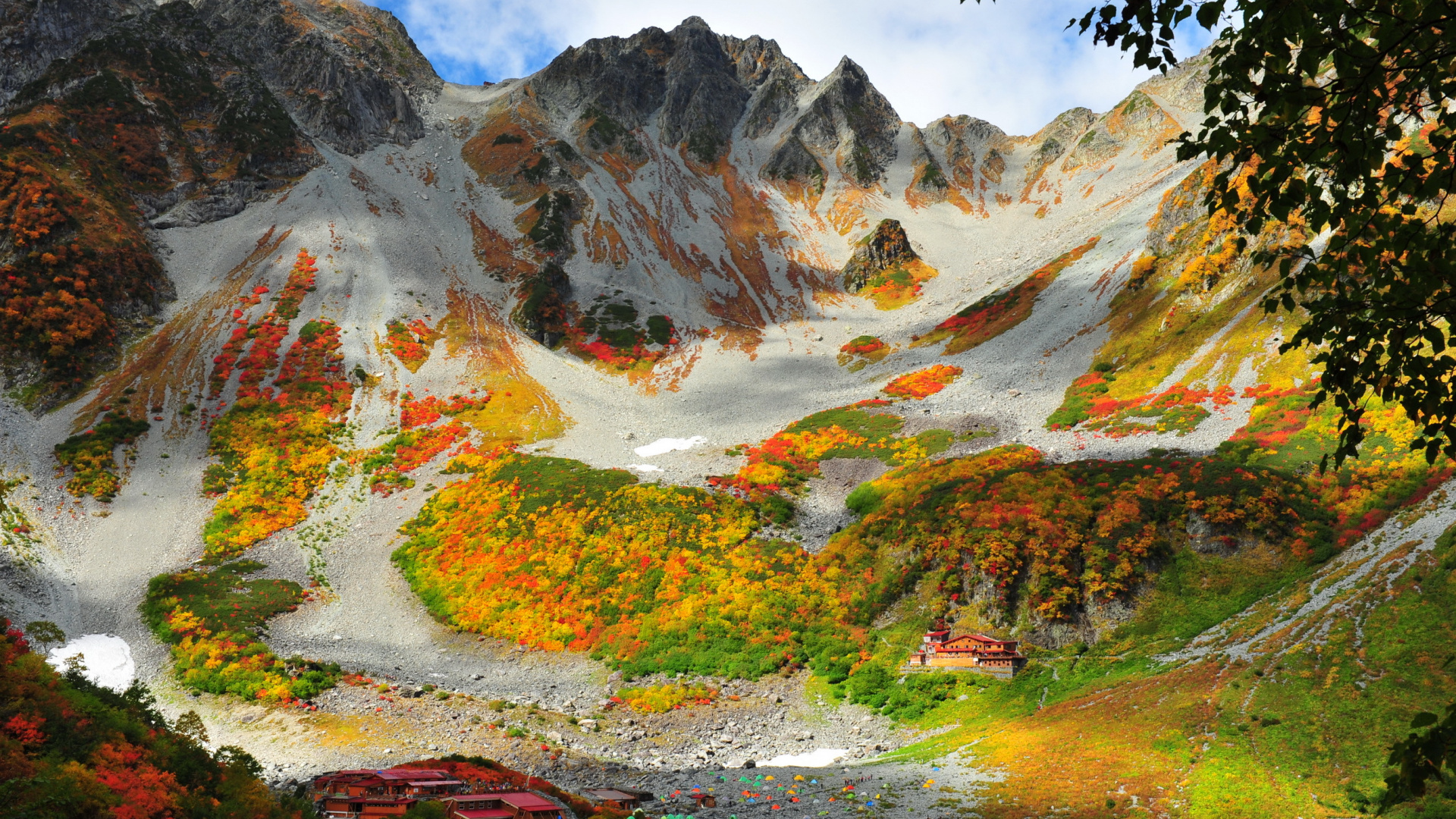 Обои крепление karasawa, гора, природа, пейзажи гор, пейзаж в разрешении 1920x1080