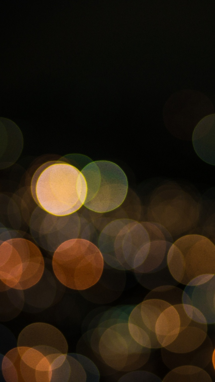 Обои ночь, свет, освещение, темнота, круг в разрешении 720x1280