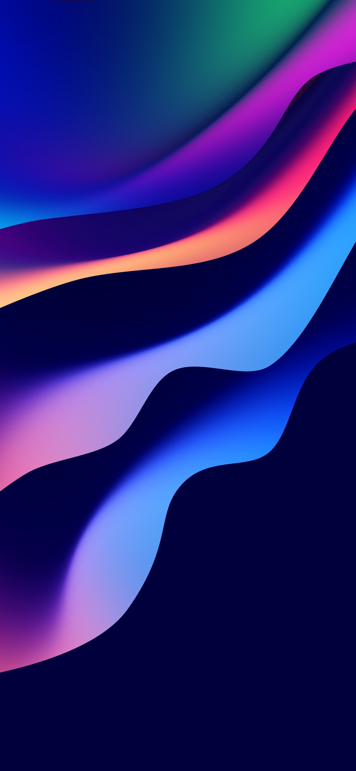 Обои атмосфера, Фиолетовый, красочность, свет, пурпур в разрешении 1242x2688