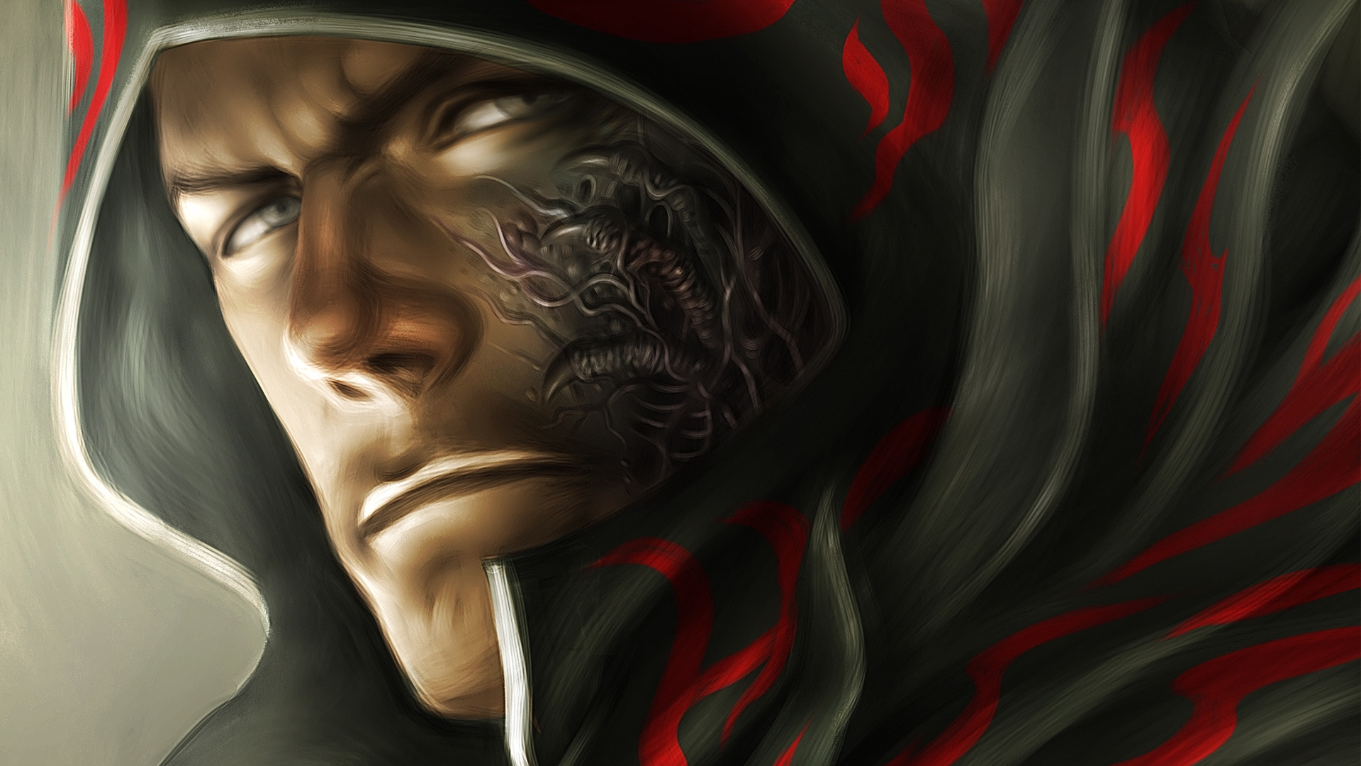 Обои иллюстрация, арт, визуальное искусство, характер, видеоигра в разрешении 1920x1080