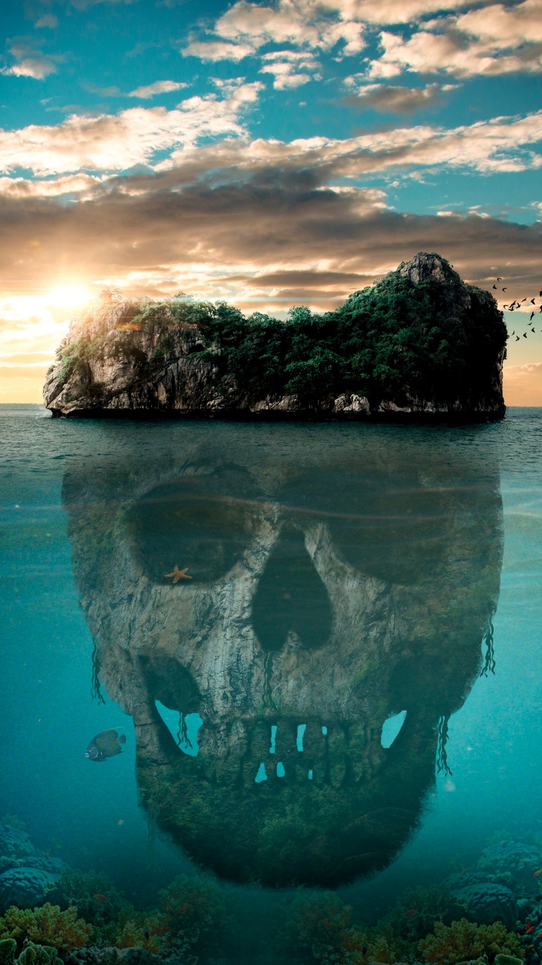 Обои природа, вода, синий, океан, море в разрешении 1080x1920